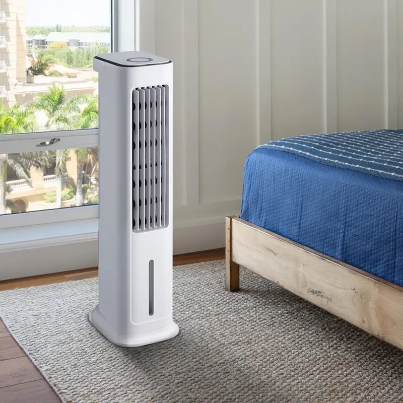 mini air cooler fan 4 in 1 5l levels swing mode timer portable evaporative cooler humidifier for bedroom details 2