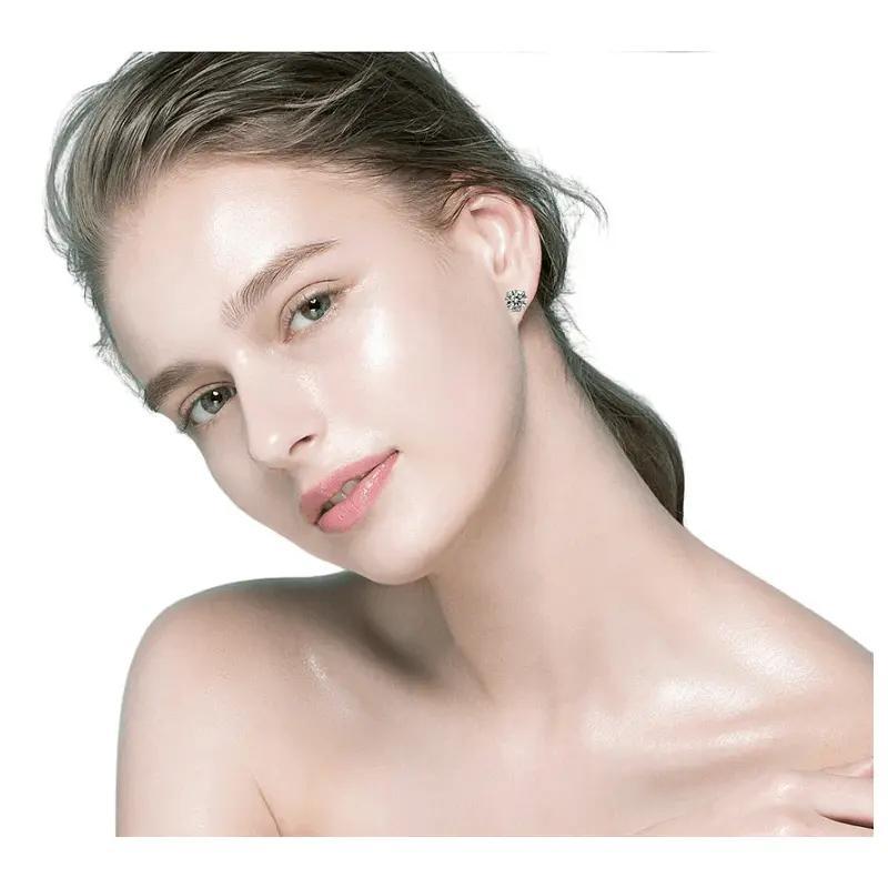 3pcs Classic Round Cut CZ Stud Earrings Set