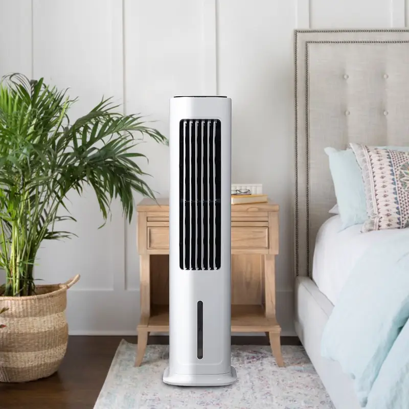 mini air cooler fan 4 in 1 5l levels swing mode timer portable evaporative cooler humidifier for bedroom details 5