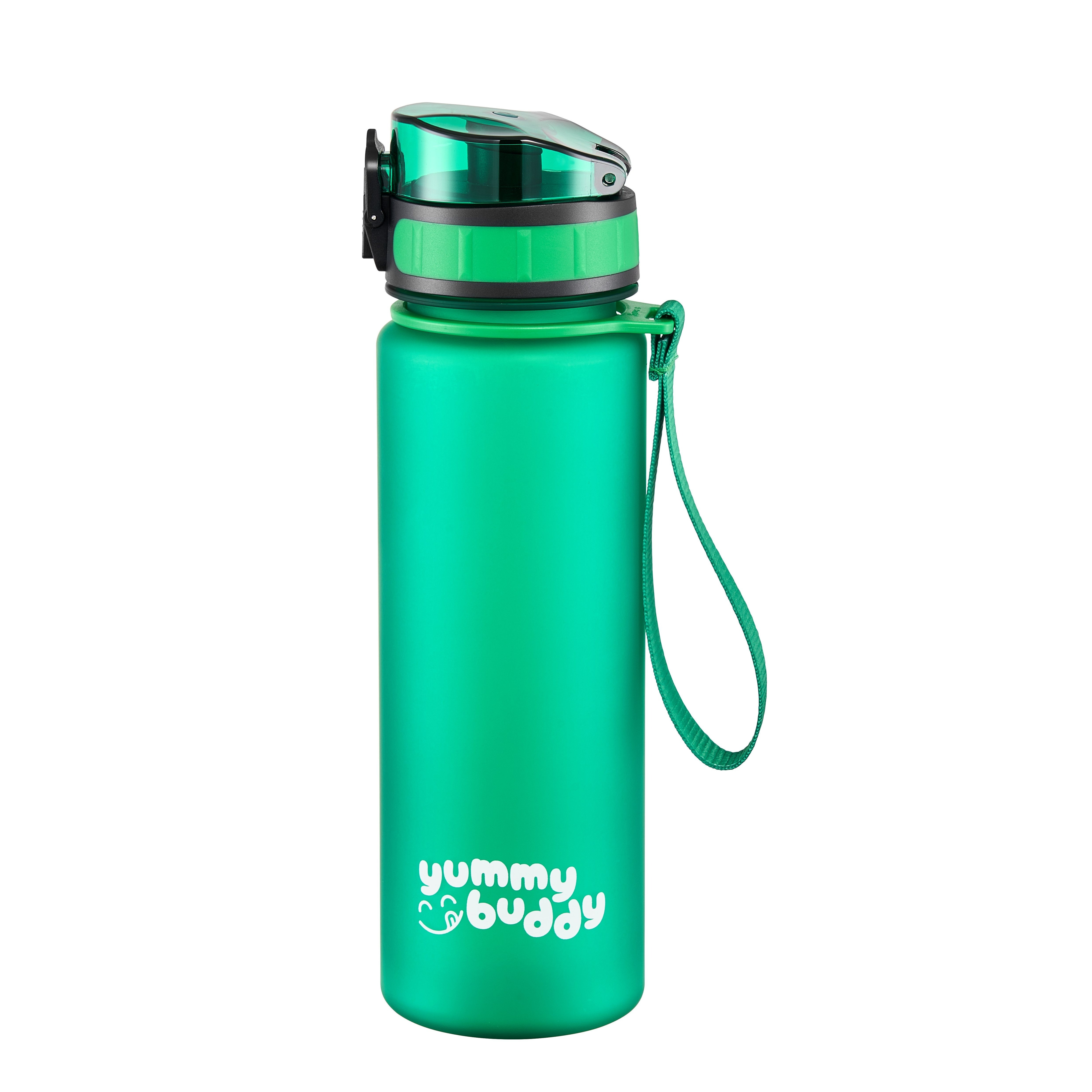 TEMU Yummy Buddy Children's Leak-proof Water Bottle 500ml, Bpa-free, School Water Bottle For Hiking & Gym, Sports Water Bottle With Fruit Insert,