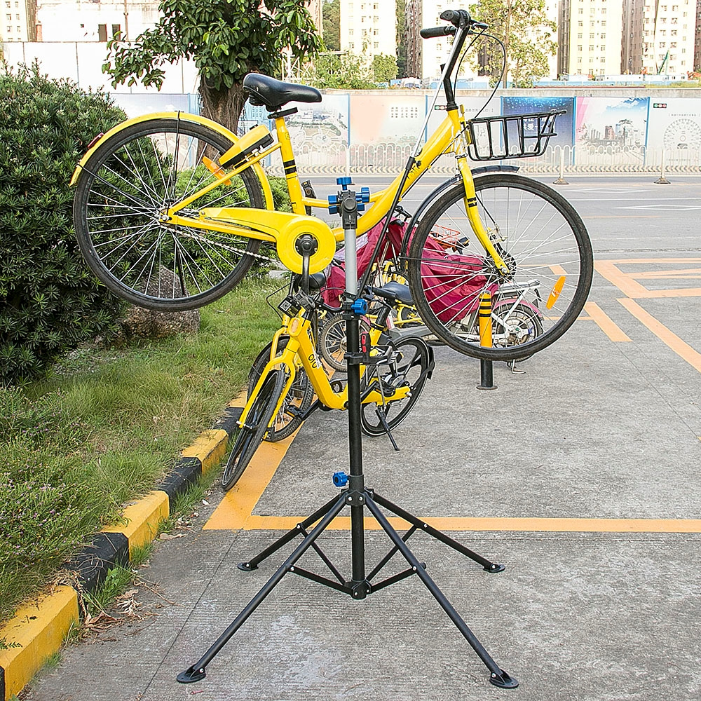 E-shop Costoffs 360° drehbar Fahrradmontageständer mit Lenkerhalter und Werkzeugschale Fahrradreparaturständer Montageständer Reparaturständer