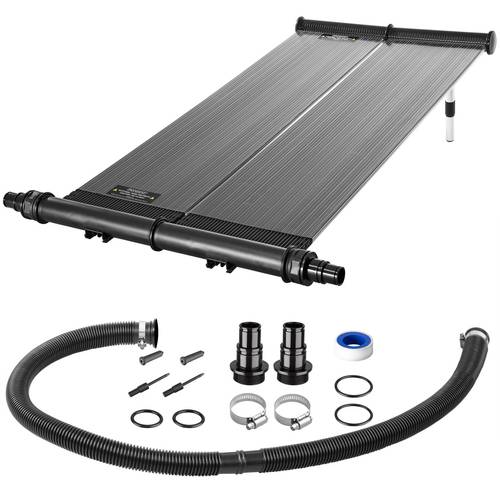 ® riscaldatore solare per piscina con da 38mm, 116x66cm, altezza regolabile, portata 6200l/h, collettore solare, tappetino solare per riscaldamento piscina