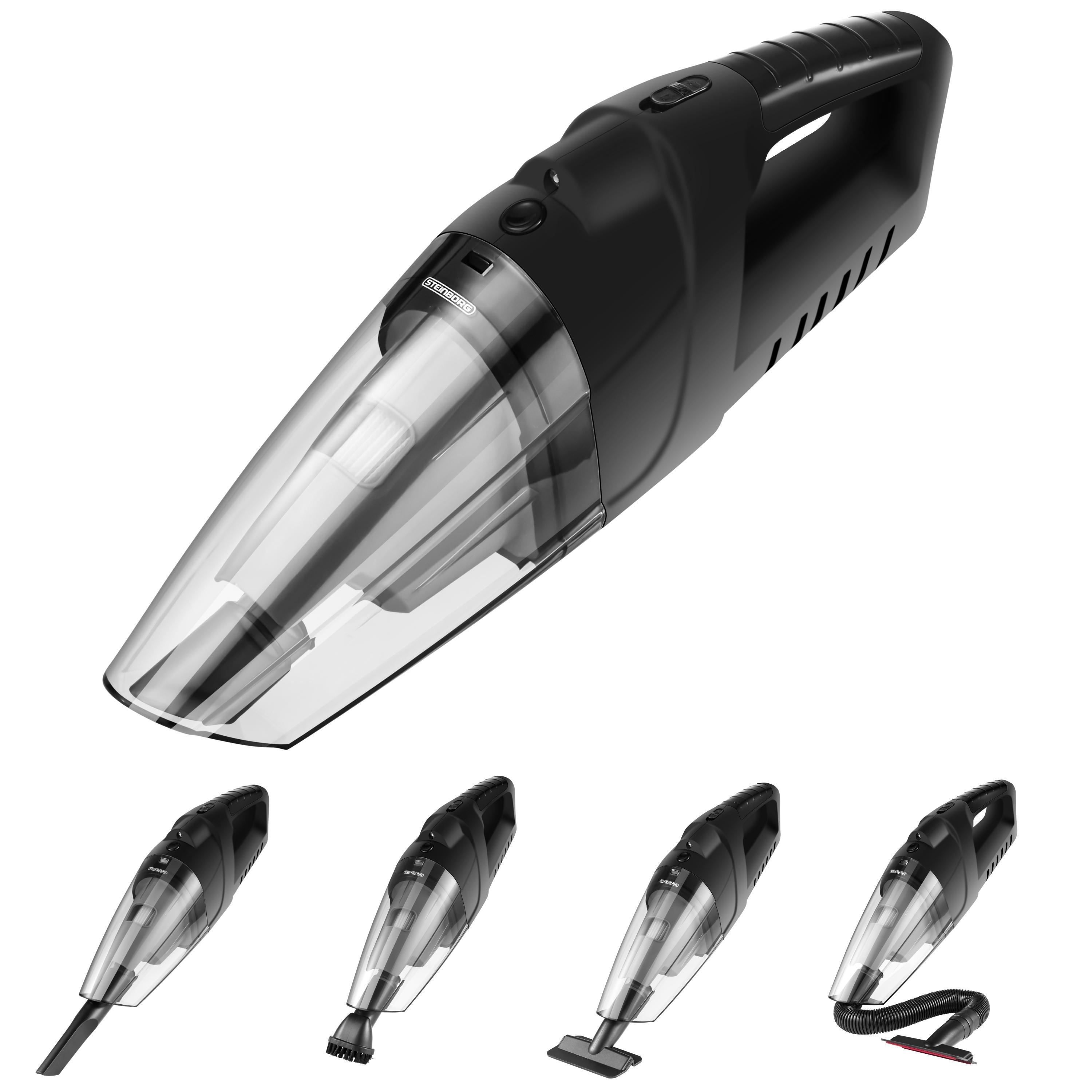 Image of Cordless Hand Vacuum With Hepa Filter | 6500 Pa | Water Absorption Function | 2000 Mah Li- | 30 Min. Operating Time | 80 Watt | 3 Attachments | Led Work Light | And Lightweight Housing | Carrying Bag