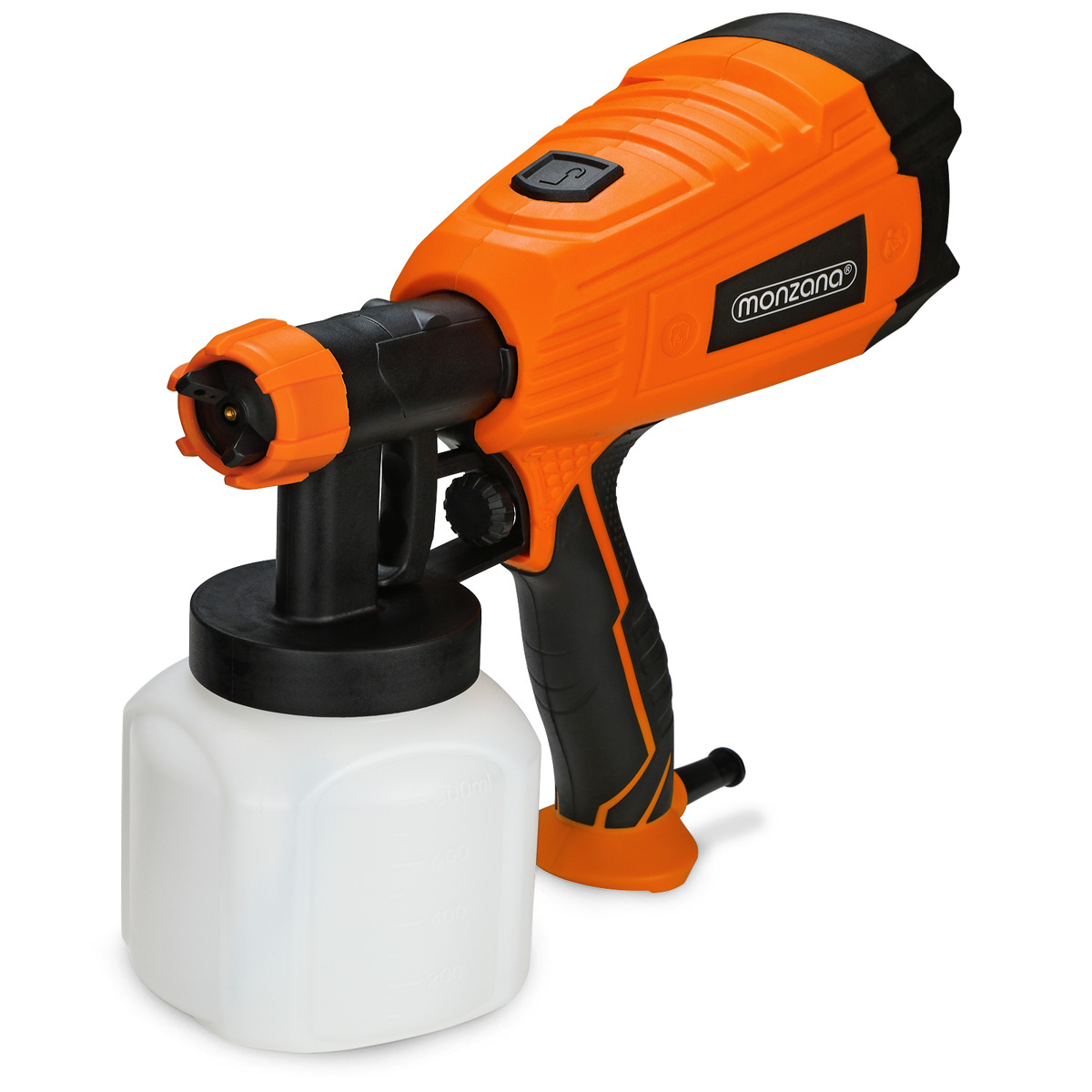 TEMU MONZANA簧 di Verniciatura Elettrico 800Ml/Min Contenitore 500 W 3 Modalit� di Spruzzo Pistola a Spruzzo per Vernice Imbuto di Riempimento per