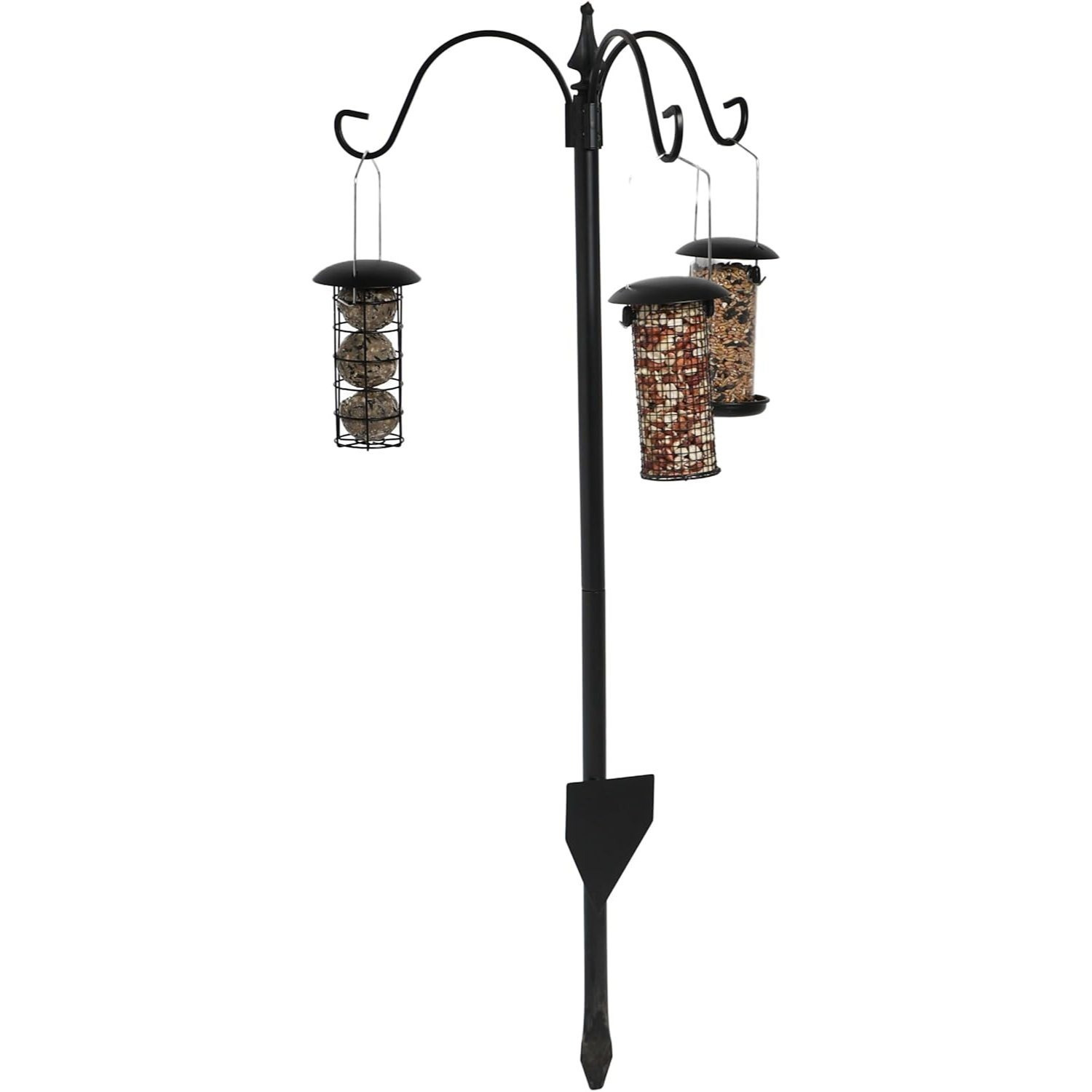 TEMU Divchi Bird Feeder With Feeders, Bird Feeders Hanging Station, Bird Feeder Pole, Bird Feeding Station, Bird Feeder Stand, Bird Feeders For Small