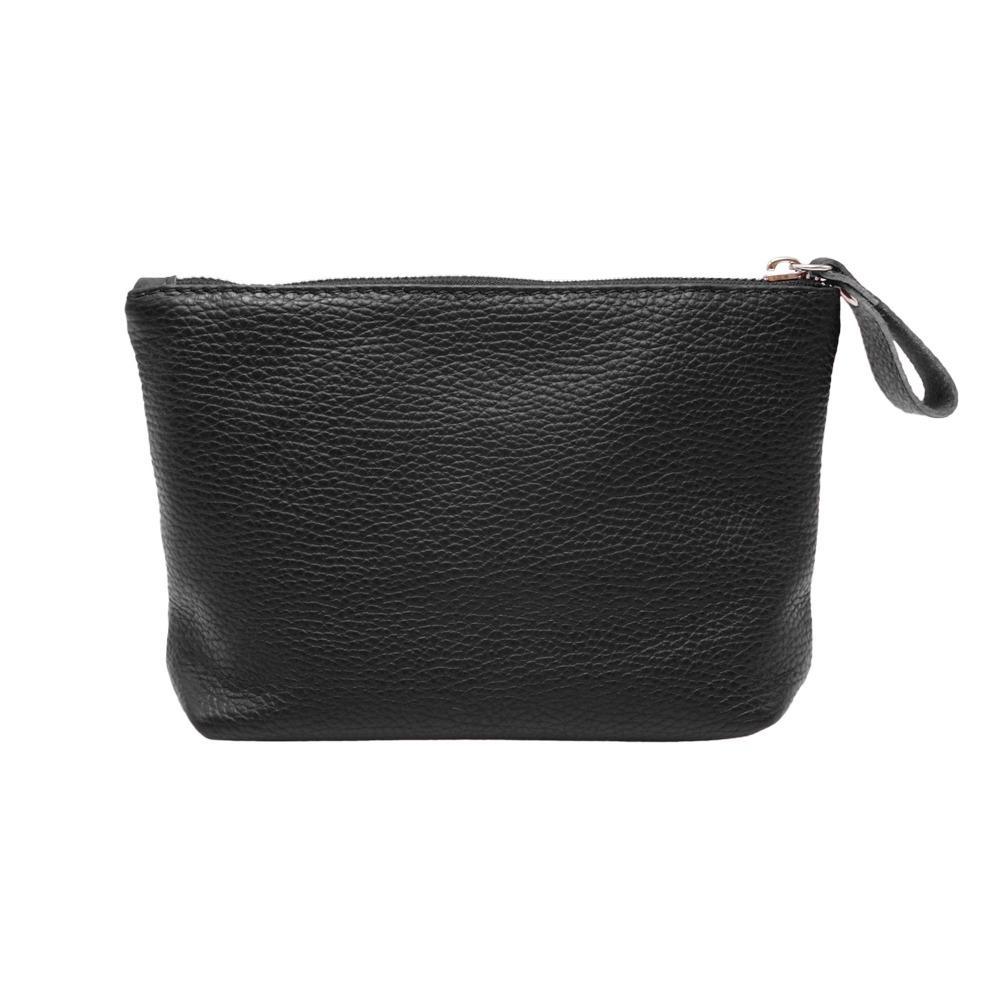 Image of Beauty Case In Real Leather, Women' Case, Women's Makeup Bag, Travel Case Made In Italy