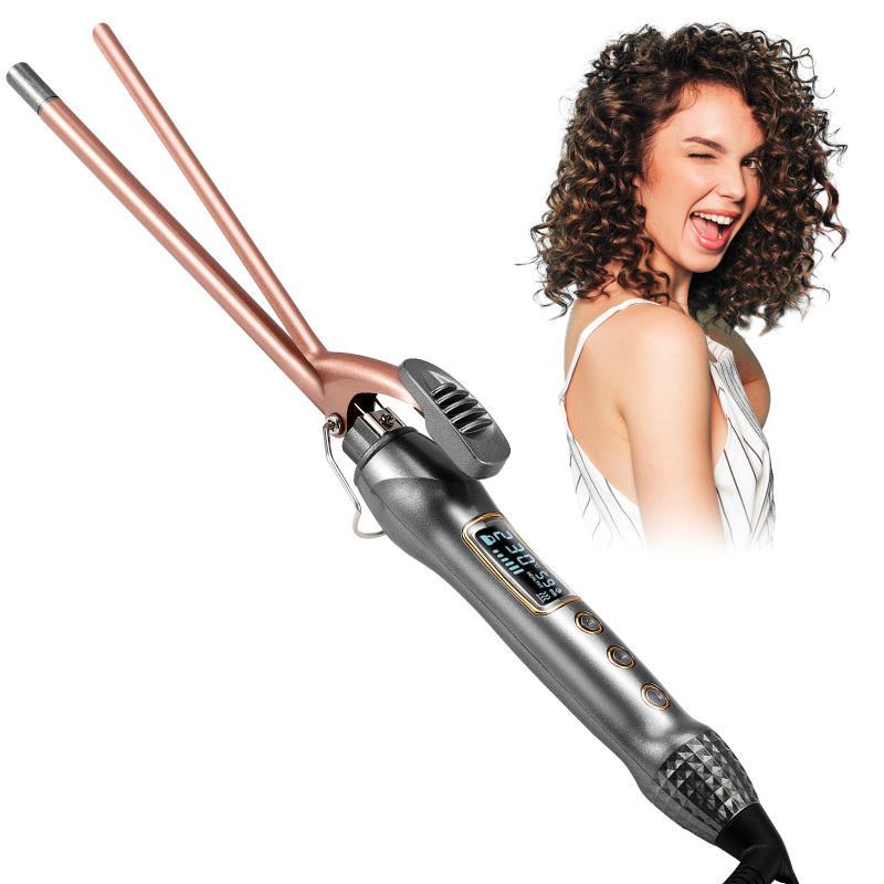 TEMU Comb Curling Iron 3/8 Inch Small Curling Iron Thin Curling Iron For Short And Long Hair