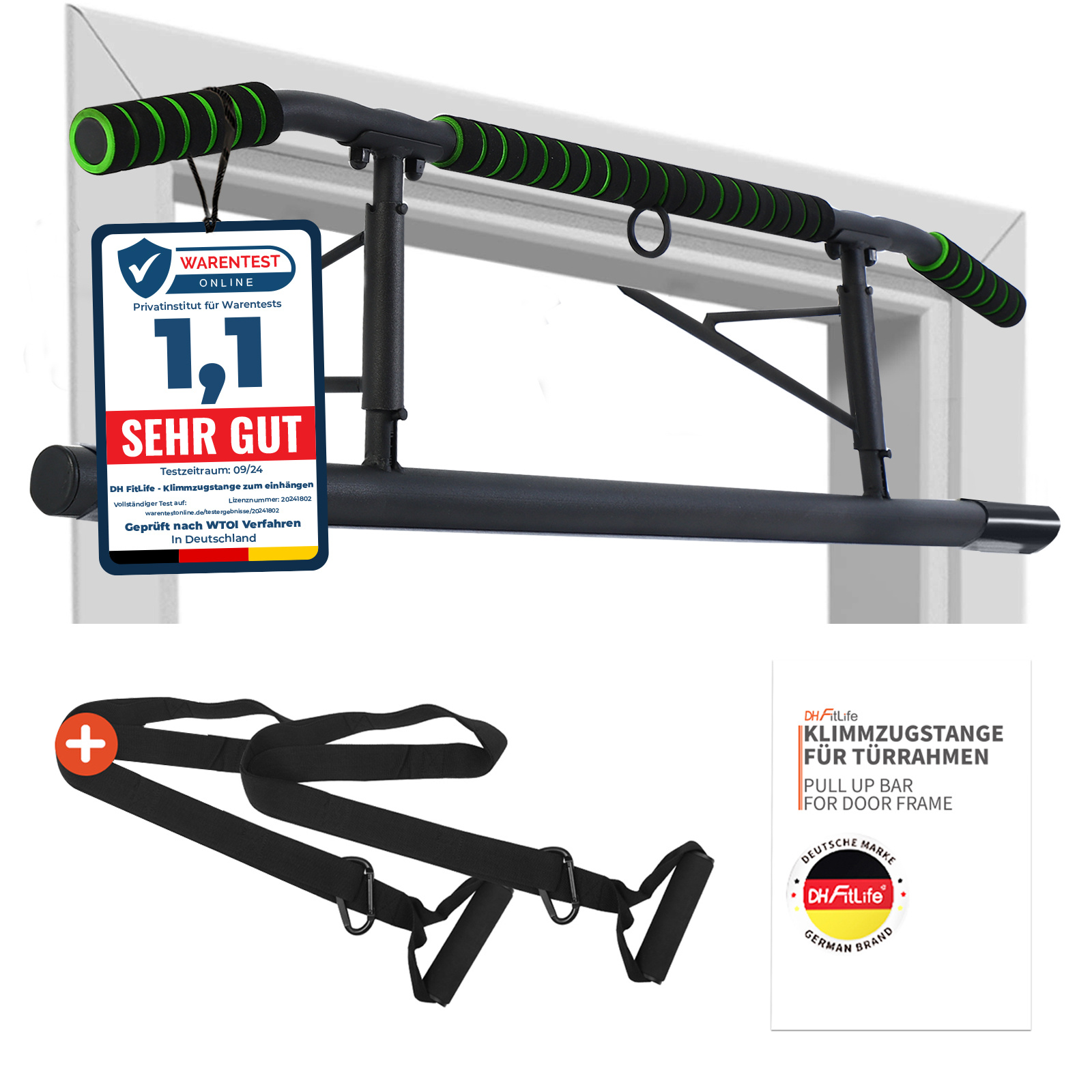 TEMU Dh Fitlife Pull-up Bar Doorway Without Screws | Doorway Pull-up Bar | Door Bar For Strength Training | Hanging Back Trainer | . Trainer | For