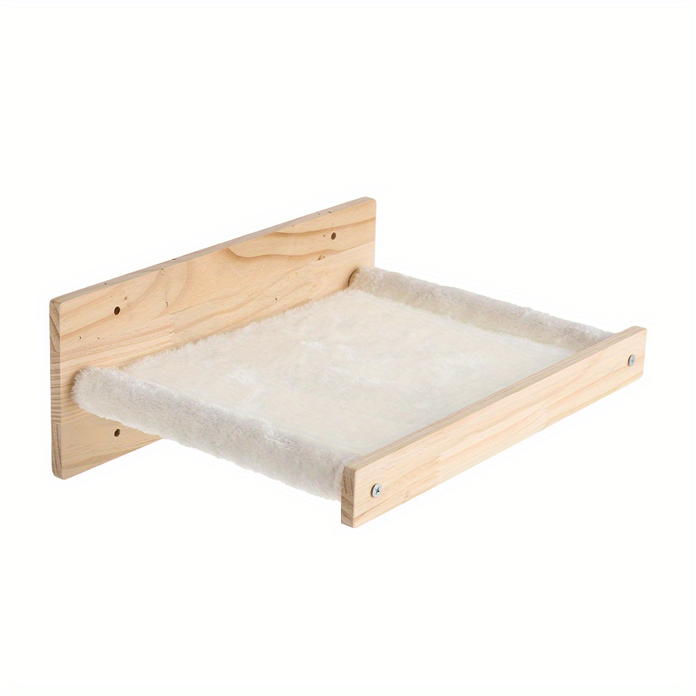 Wall Mounted Cat Hammock, Detachable Cat Bed & Perch