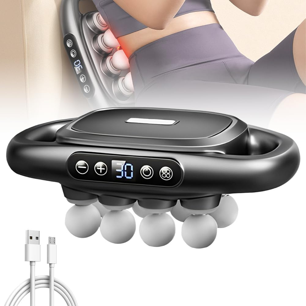 Massage Gun With 8 Massage Heads High Thrust For Muscle    
