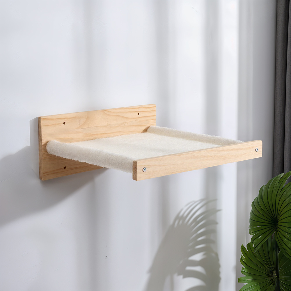 Wall Mounted Cat Hammock, Detachable Cat Bed & Perch