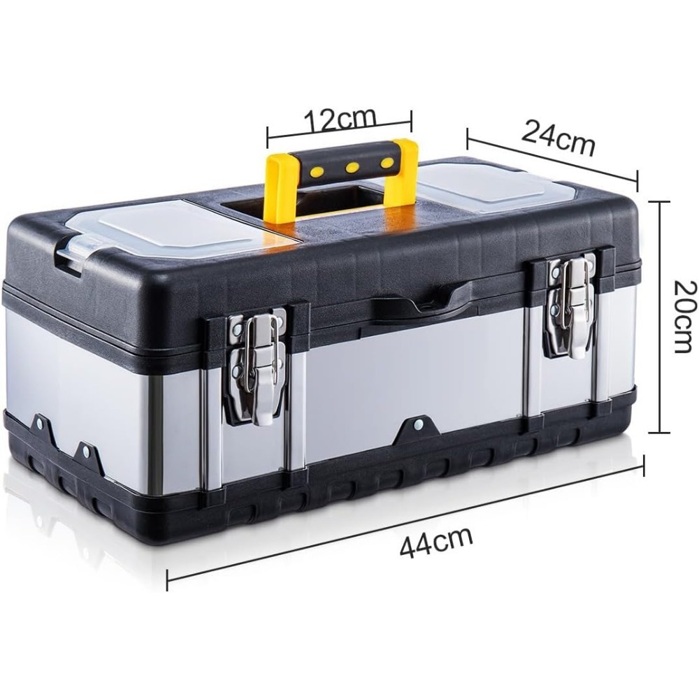 Multifunctional Portable Double-Layer Toolbox Storage Case