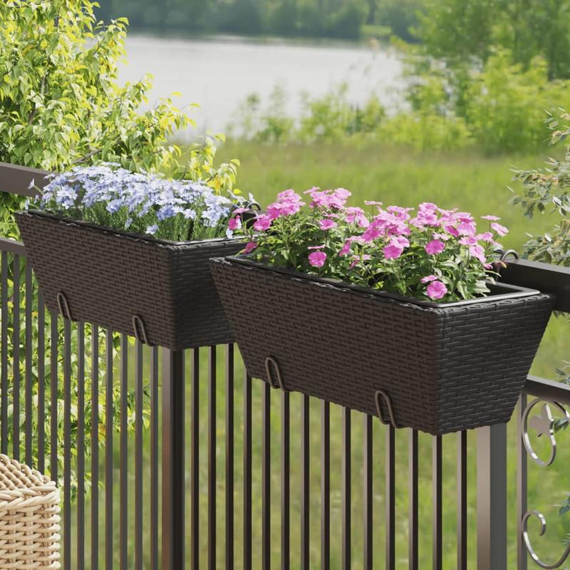 3-teilige Blumentopfhalter Aus Metall – Faltbare Wandhalterung Für Töpfe Bis 12 Cm, Schwarz, Inkl. Montagematerial