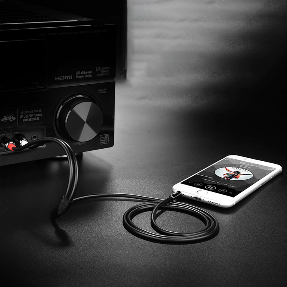 TEMU Aux 3.5mm Retoo Techpro, 2x Rca Cable, Cinch Cable, Stereo Cable, 1.5m Audio Cable, Music Cable, Tower Cable, Phone Cable, To Rca Cable, Audio