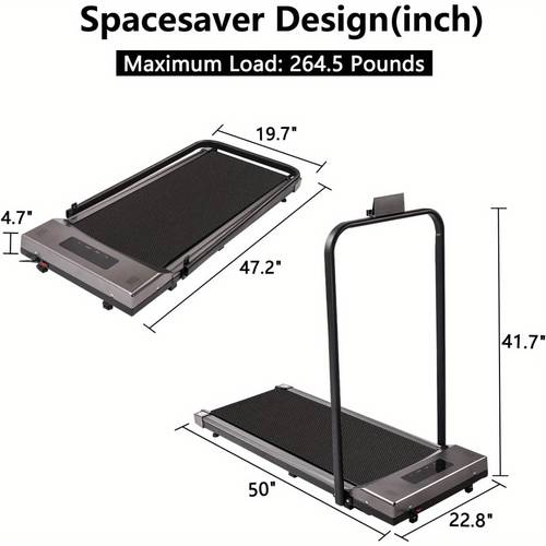 sports treadmill 2 5 treadmill for home bracket design shock absorption indoor walking pad under desk treadmill suitable for home fitness 260 lbs weight