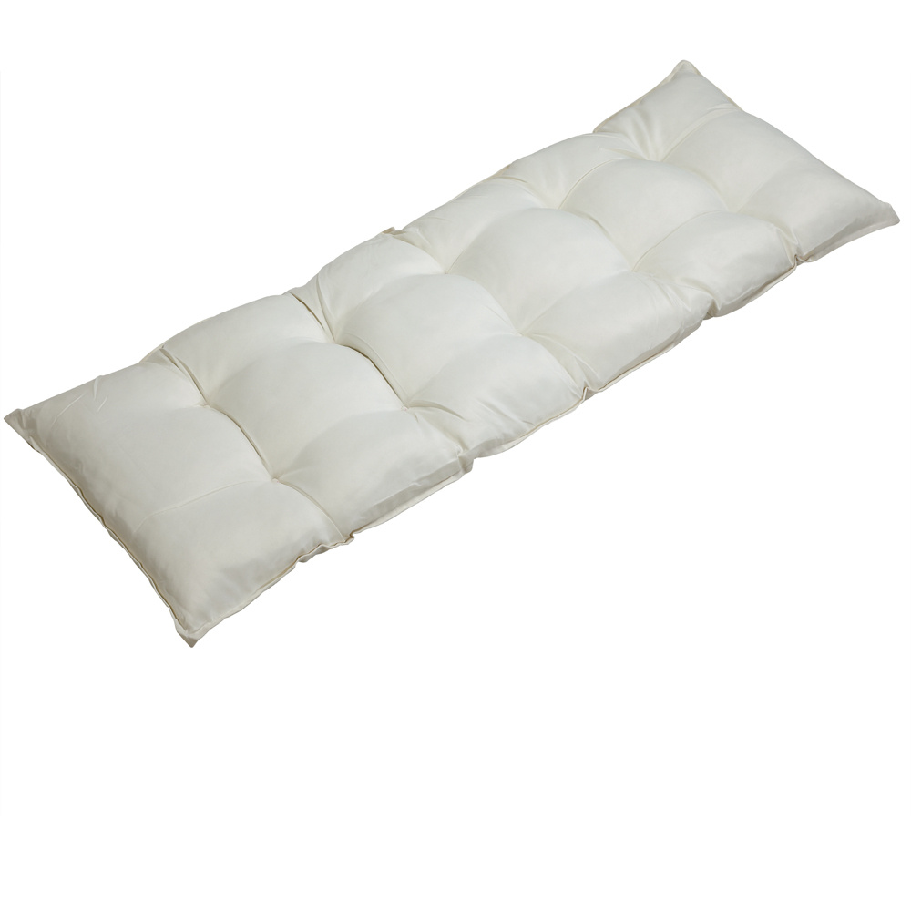 Detex® Bank Cushion Seat Pad Polyester -effect 145x45cm Seat Cushion Garden Bench Cushion Pad Back Cushion Bench Cushion Seat Pad 3-seater