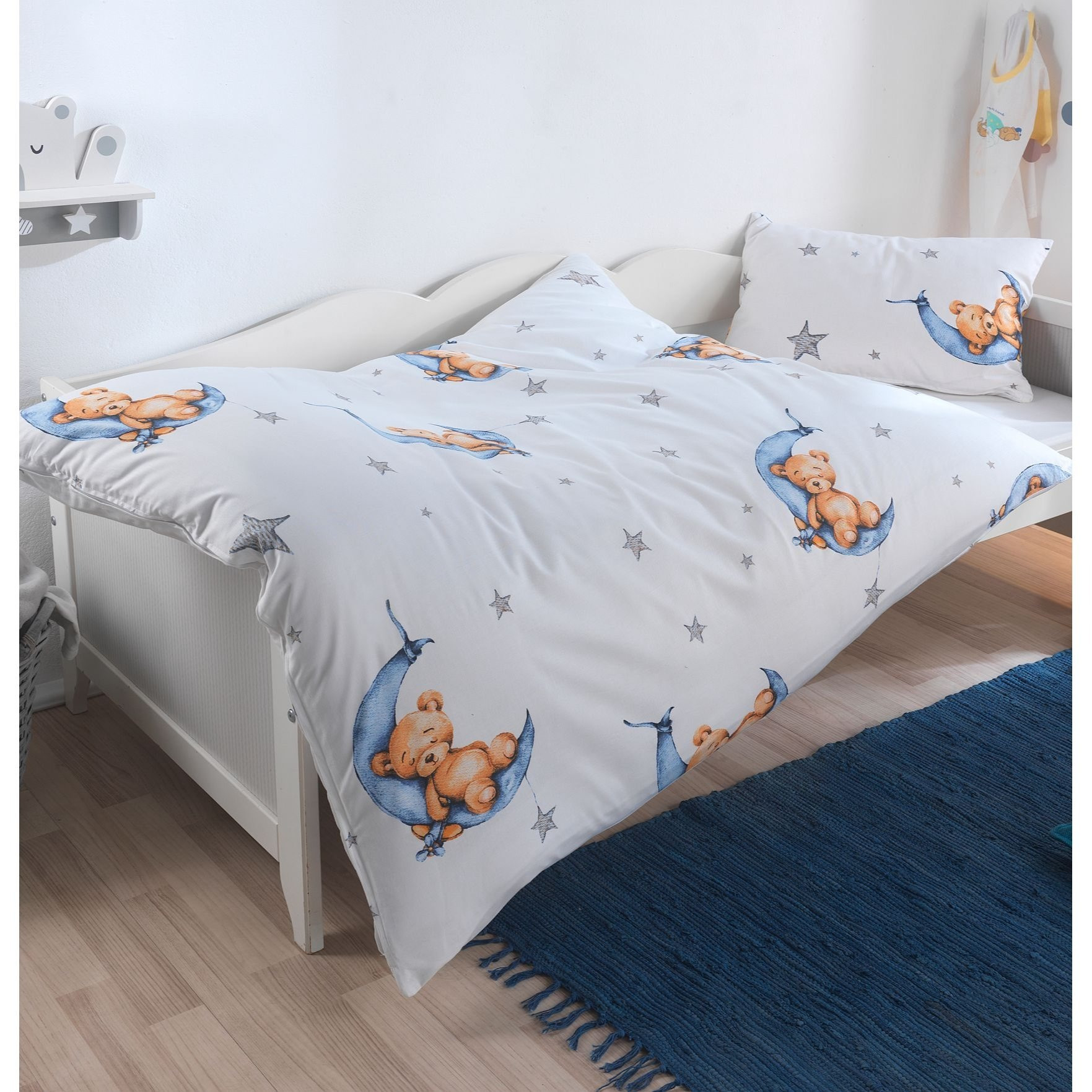 E-shop Tolle Kinder Baumwolle Bettwäsche mit Reißverschluss Bettbezug 100x135 40x60 Bettdecke, kuschelige Mädchen Jungen