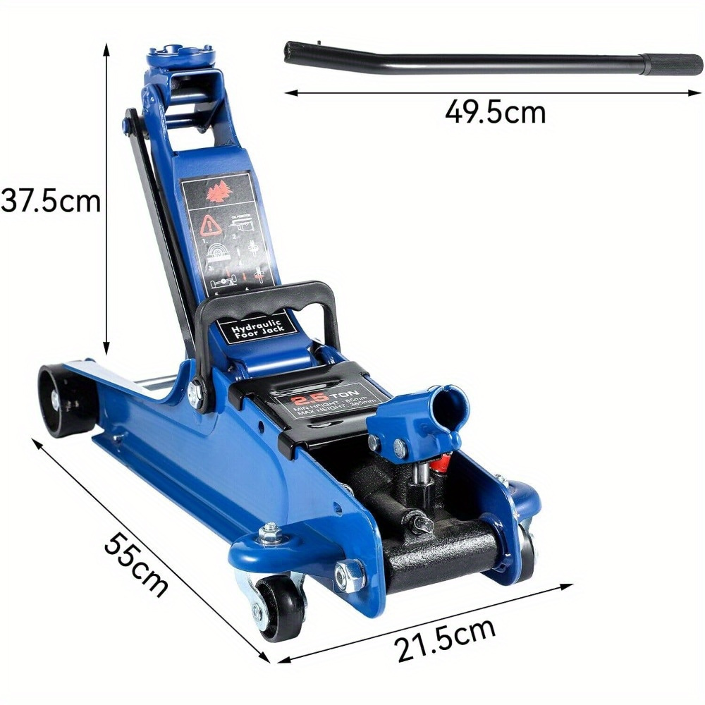 2.5 Ton Hydraulic Low Profile Floor Jack Heavy Duty Trolley Jack