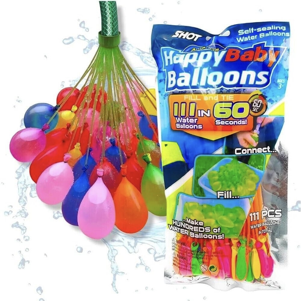 TEMU Balloons, Water Balloons Party Games And Fun Activities, Self Sealing Water Balloons 111pcs