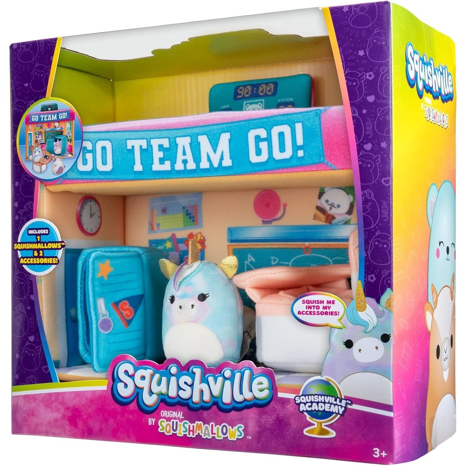 TEMU Deluxe Playscene- 2-inch Plush Accessories-toys For Kids, Playset-style 3, Play Scene