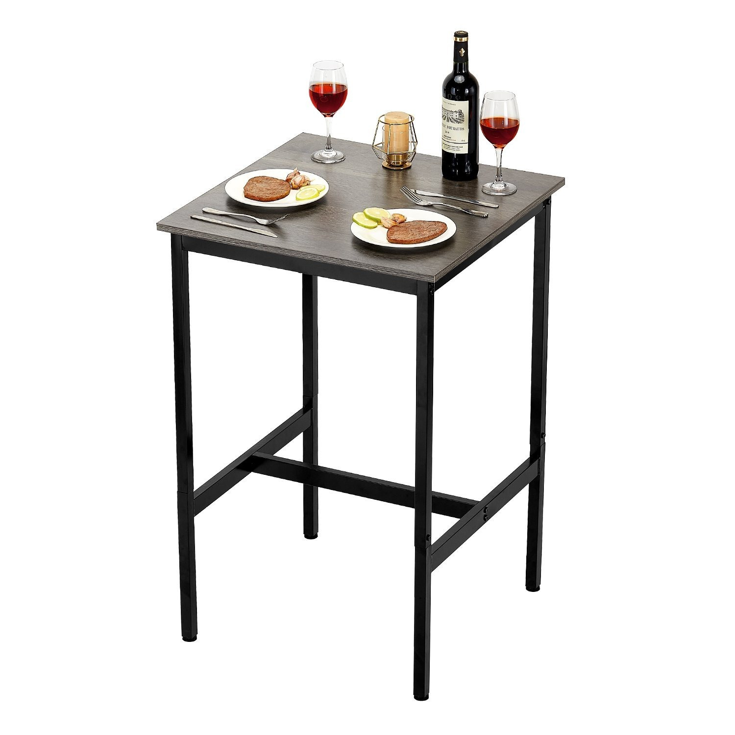Vevor 24 In Bar Table Height Pub Table Cocktail Kitchen Dining