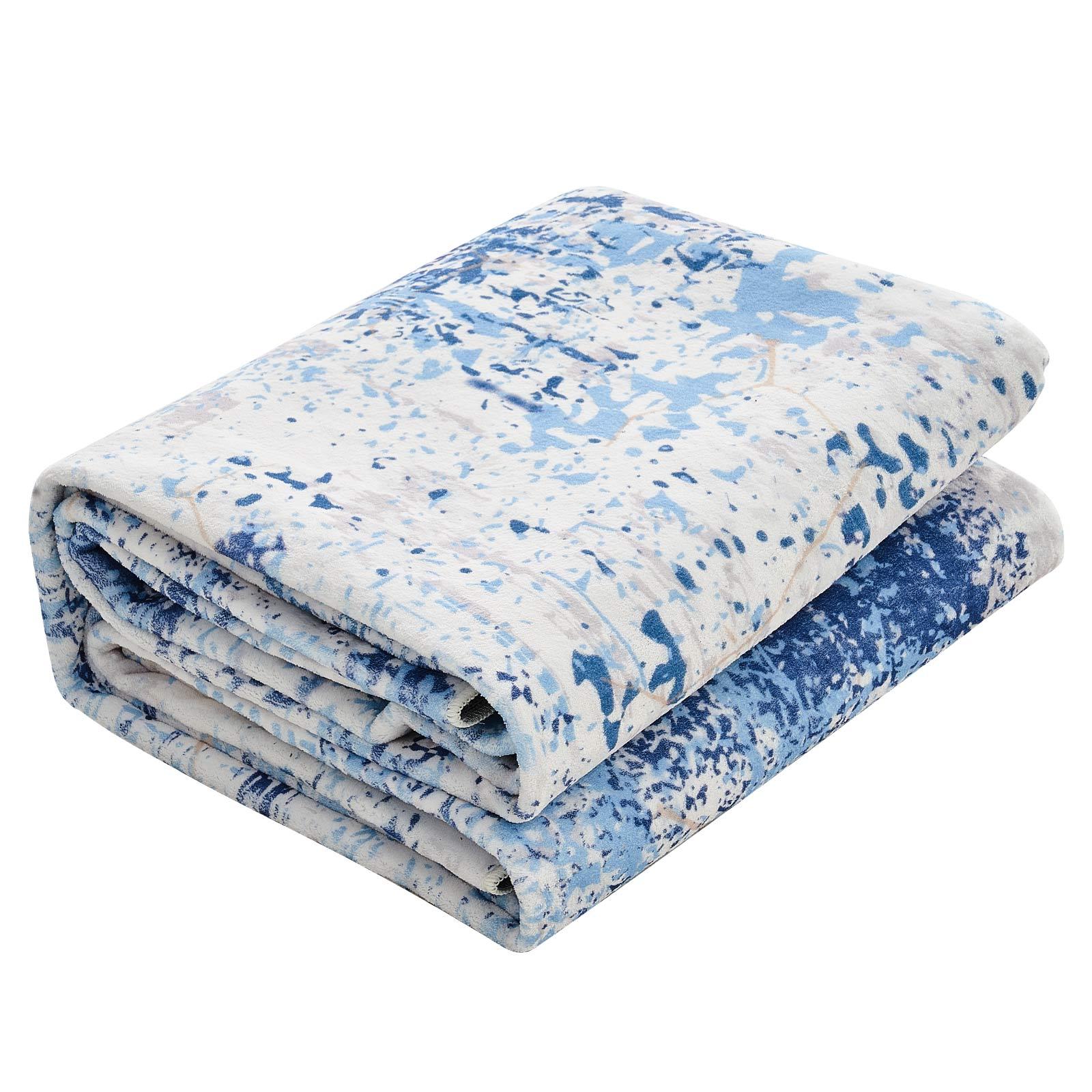 Vevor Large Area Rug 5x7 Ft And Tear-resistant Floor Mat Modern Blue