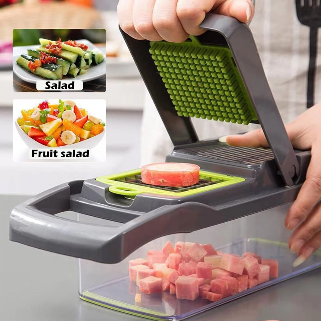 Multi-Purpose 14-in-1 Vegetable Chopper and Slicer