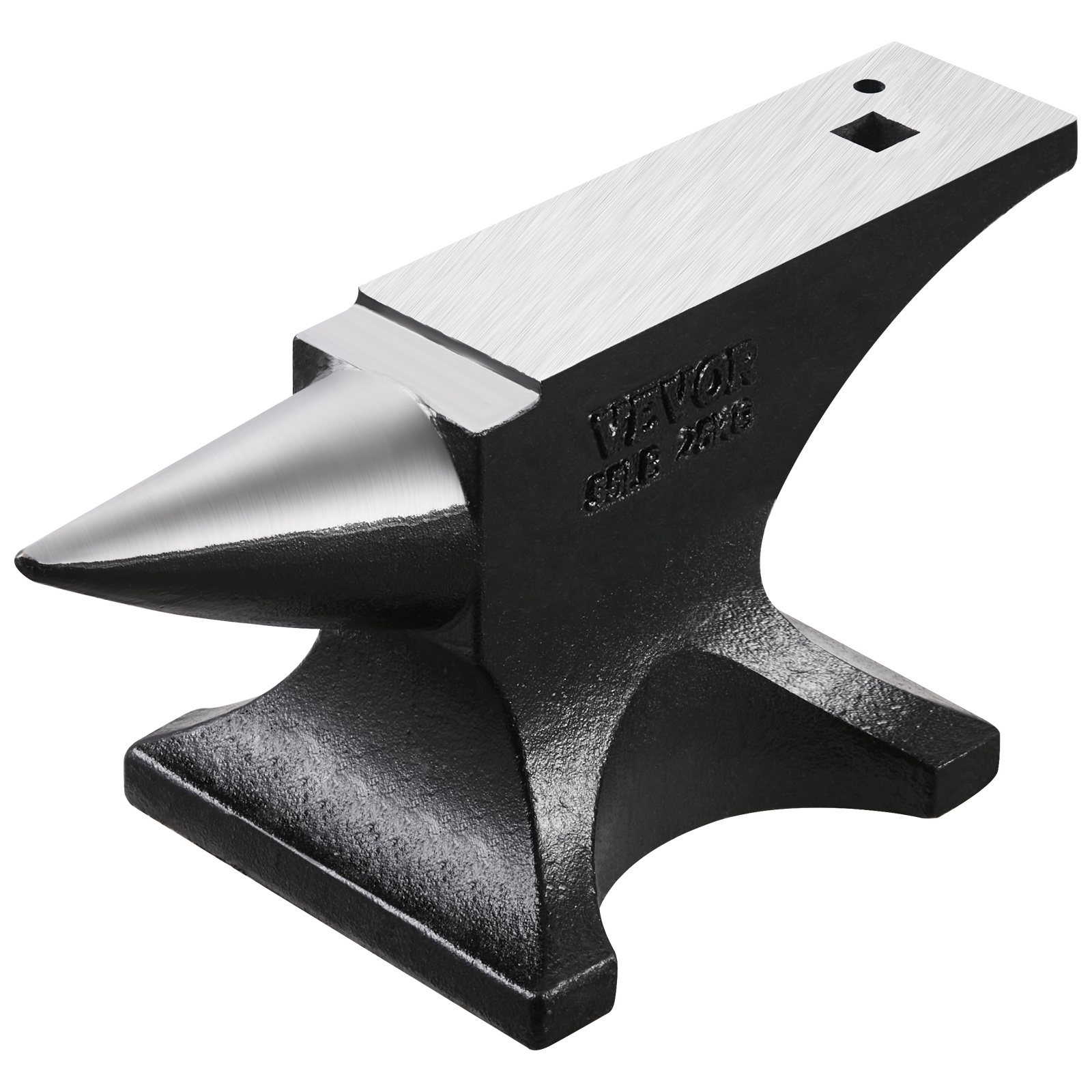 Vevor Single Horn Anvil Cast Steel Anvil Round Horn Anvil For