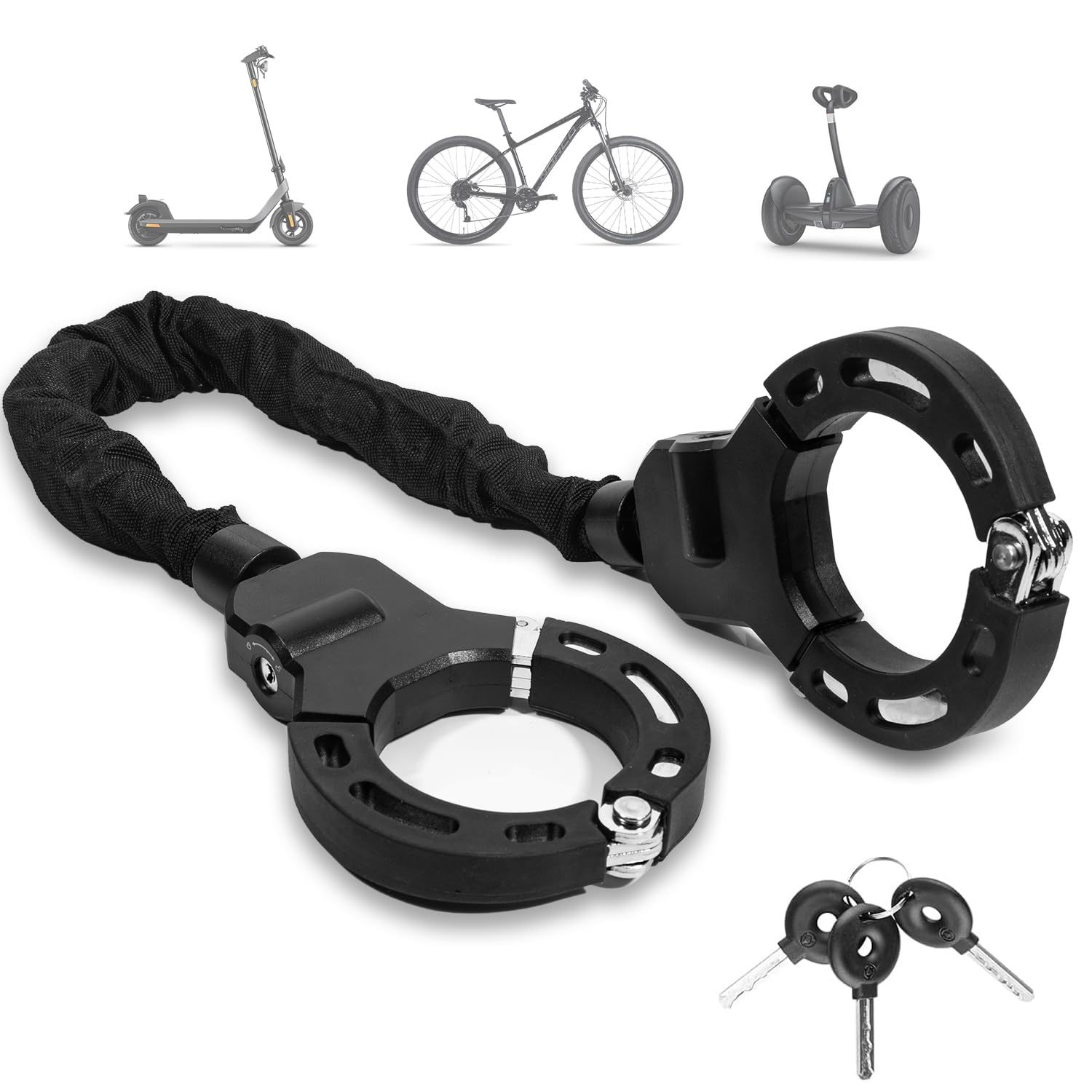 TEMU Electric Scooter Lock, E-scooter Lock, Lock For E-scooter, Bike Lock, Lock For E-scooter, E-bike, E-scooter, Motorcycle, Bicycle