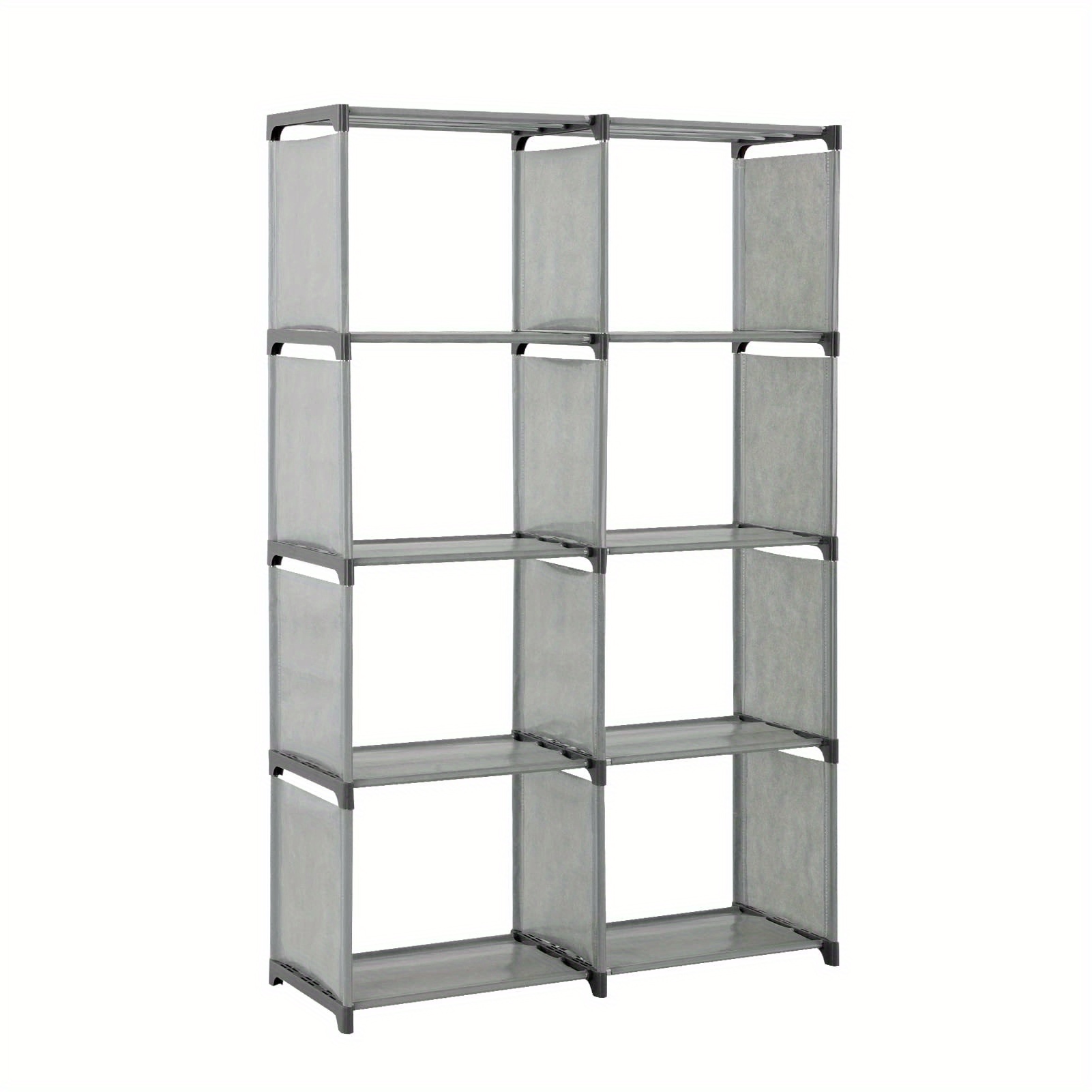 TEMU 5 Tier Modern Book Shelves 125cnx80cmx30cm Storage Shelf Tubes Bookcase Display Shelving Units 8 Cube Storage Wardrobes For Living Room Kitchen