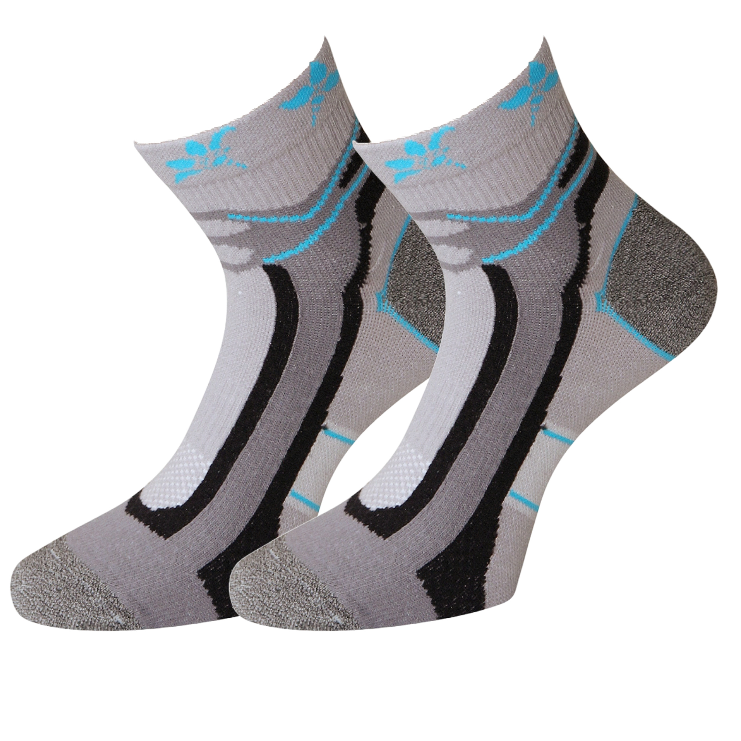 10 Pairs Women's Sports Socks, Summer Sports Fitness Socks, Hiking Socks, Functional Sports Socks, Multifunctional With Heel Cushioning, Orange, Turquoise, Or White, Sizes 35-38, 39-42