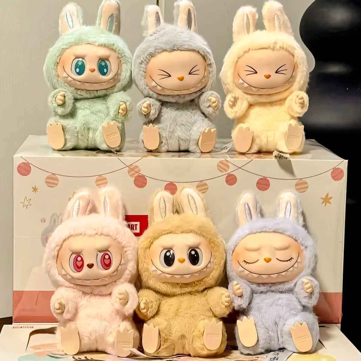 TEMU 1pc Portable Doll Mystery Box Plush Toy For Collectibles Organization & Home Decor Surprise Box For Labubu Collectibles, Dolls, Home Decor
