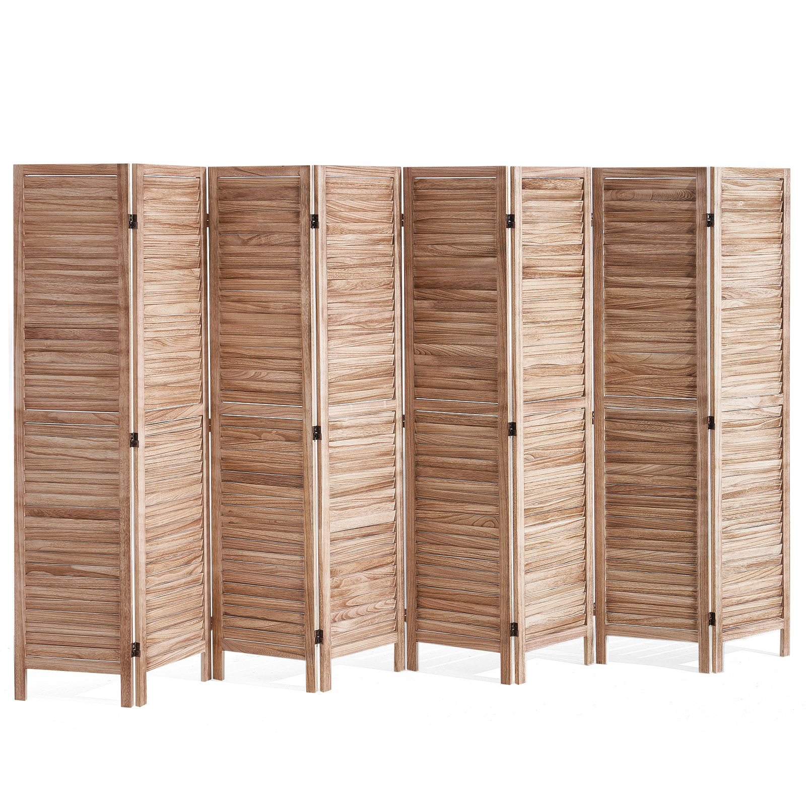 Vevor Wood Room Divider Wooden Screen 8 Panel For Room home Office