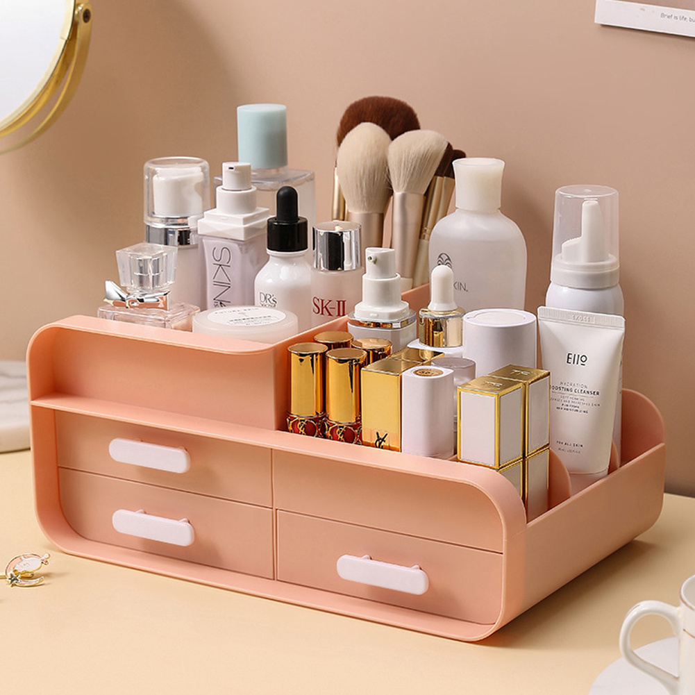 Jewellery Storage Box with Drawers, Large Capacity Makeup Organiser