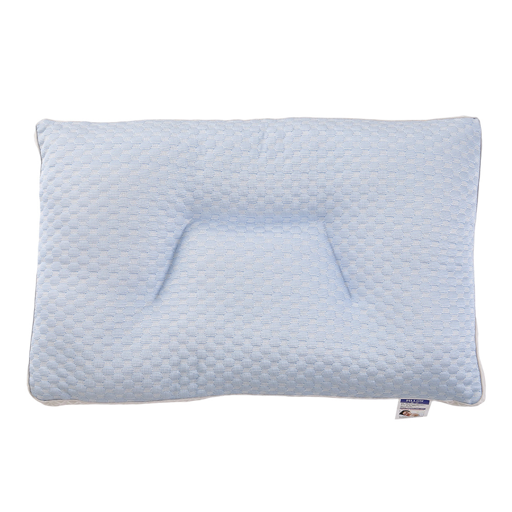 1-Pack Blue Cooling Pillow for Hot Sleepers, Breathable Bed Pillow for Neck & Shoulder Support, Removable Cover, Decorative Cushion, Suitable for Back, Stomach, and Side Sleepers, Hotel, Bedroom, Home Use, 1000g Polyester Filling, 74x48x10cm