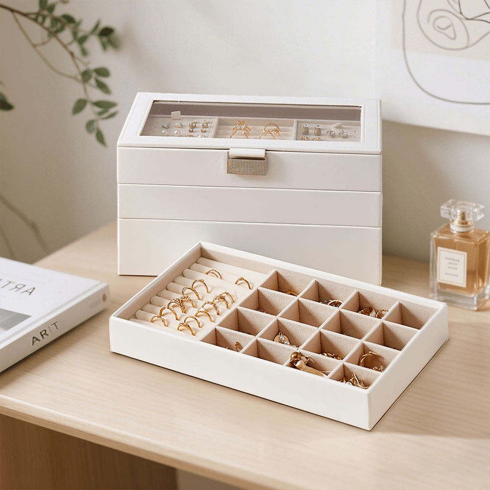 Classic Jewelry Stackable Jewelry Box Container Store Classic
