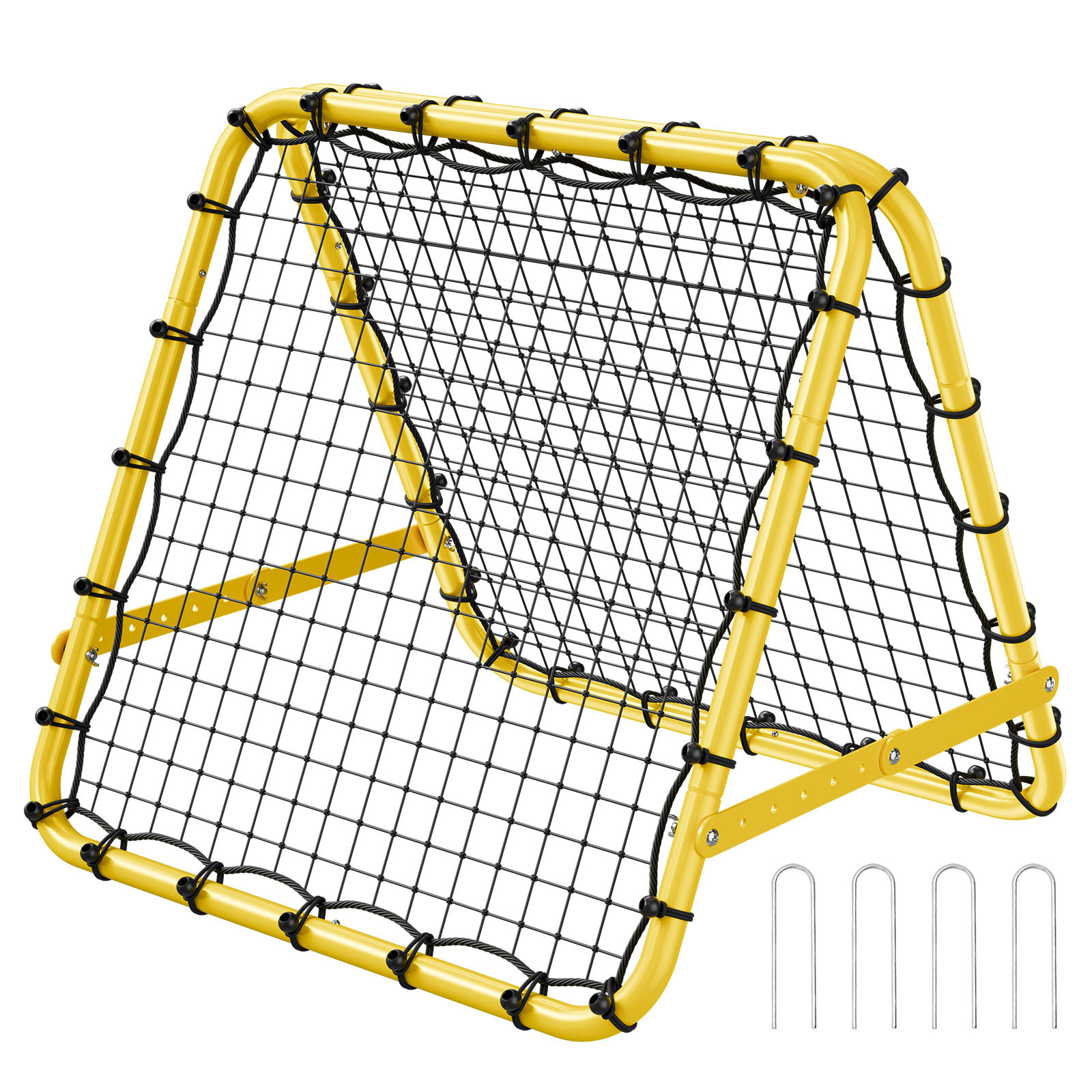 Image of Vevor 40"x35"x37" Soccer Rebounder Net Kick-back Portable Football Training Gift