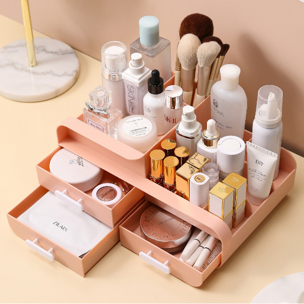 Jewellery Storage Box with Drawers, Large Capacity Makeup Organiser