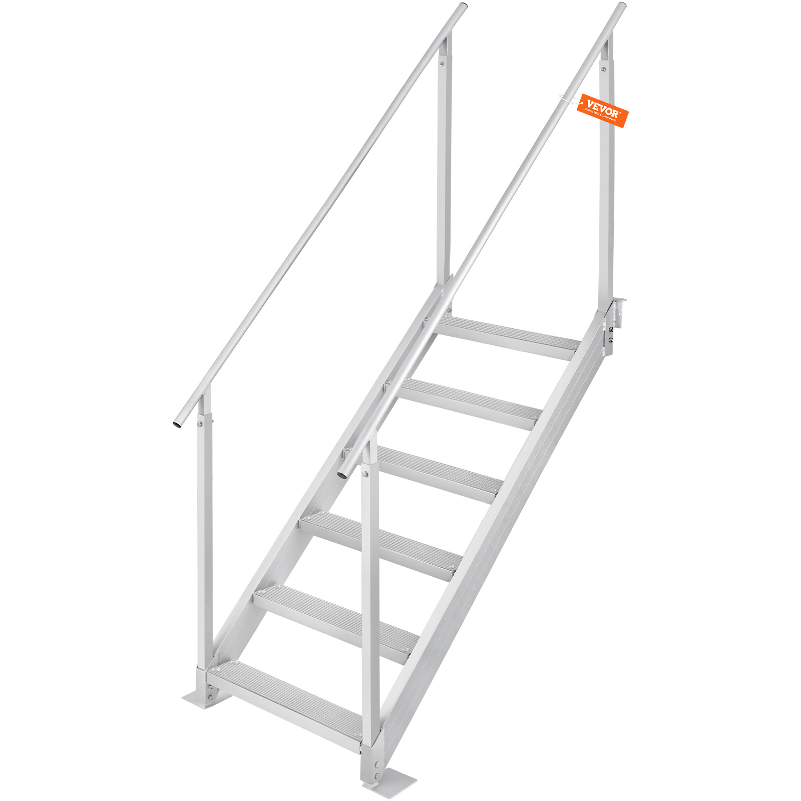 Vevor Aluminum Dock Ladder Boat Dock Ladder 43-51in Height Adjustable
