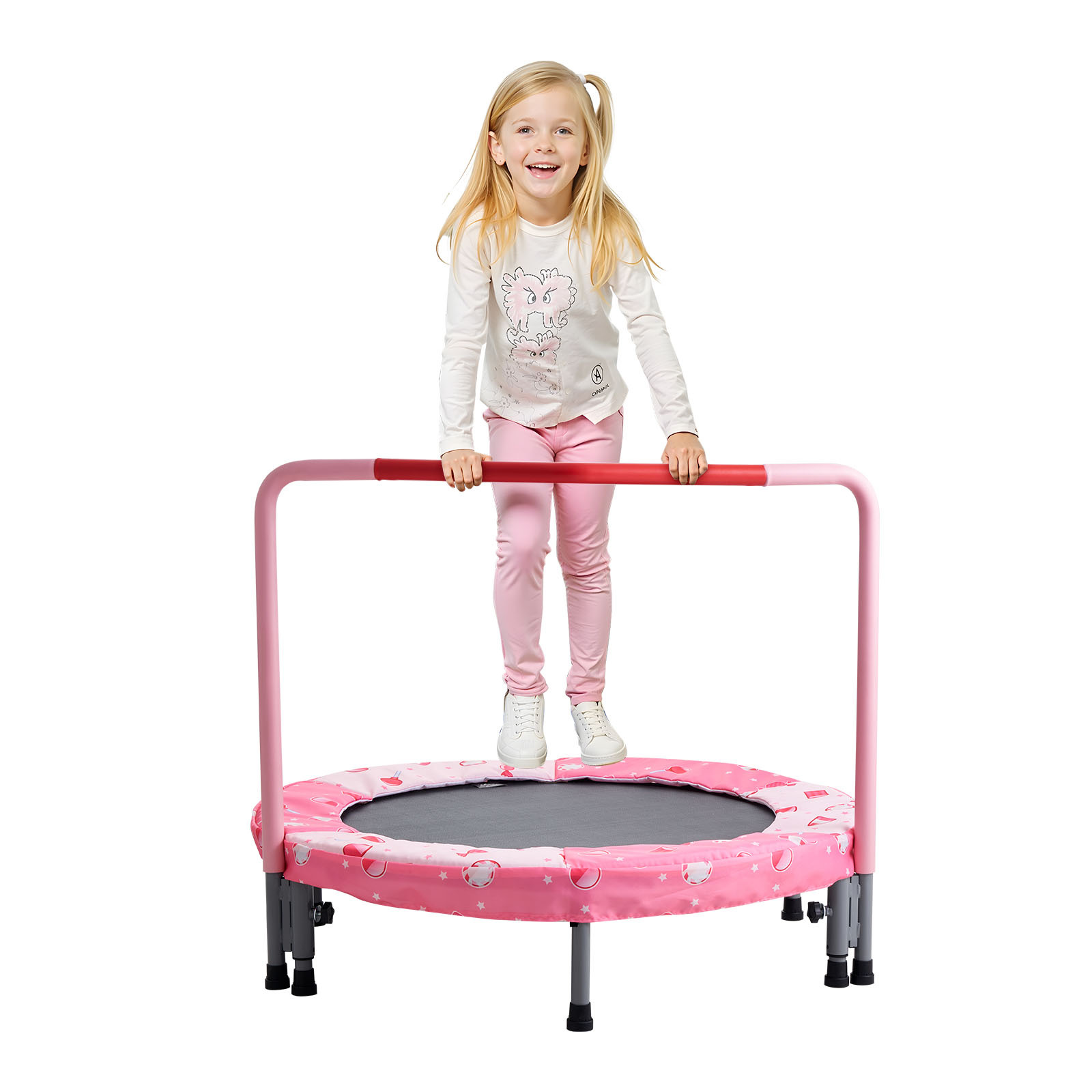 Image of Vevor 36" Trampoline For Kids Foldable Mini Toddler Trampoline Indoor Outdoor