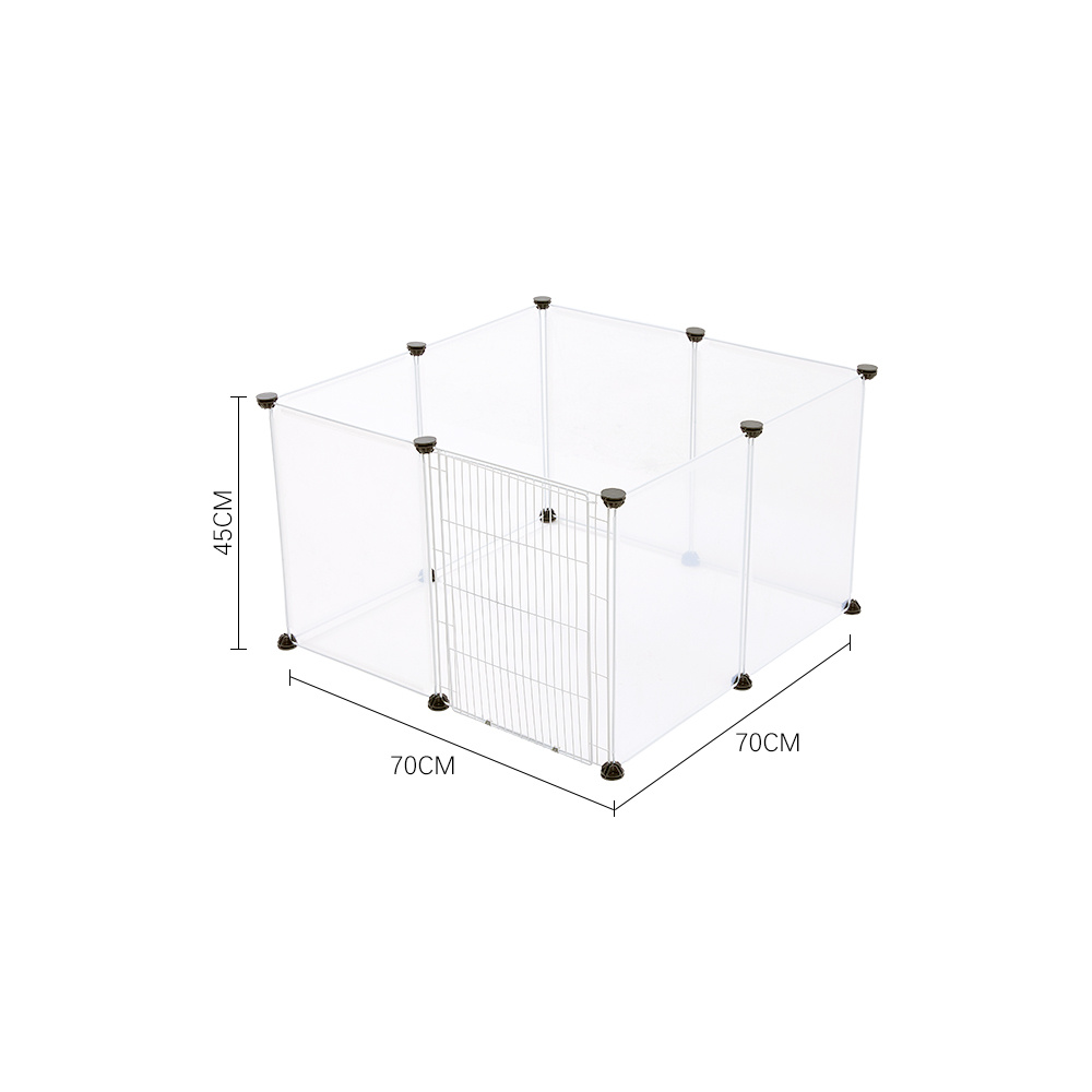 Clear Cat Playpen with 8-Panel & 12-Panel Options