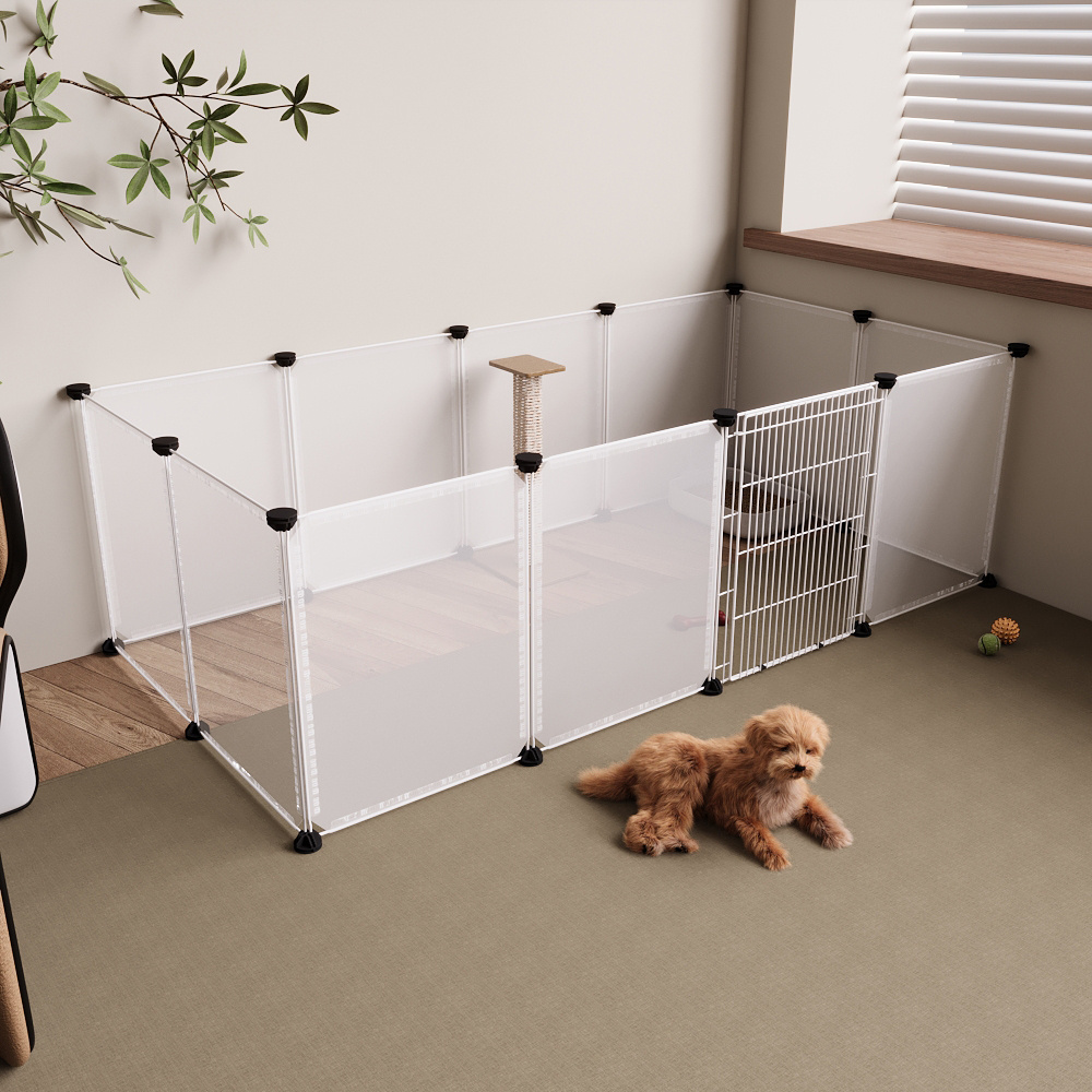 Clear Cat Playpen with 8-Panel & 12-Panel Options