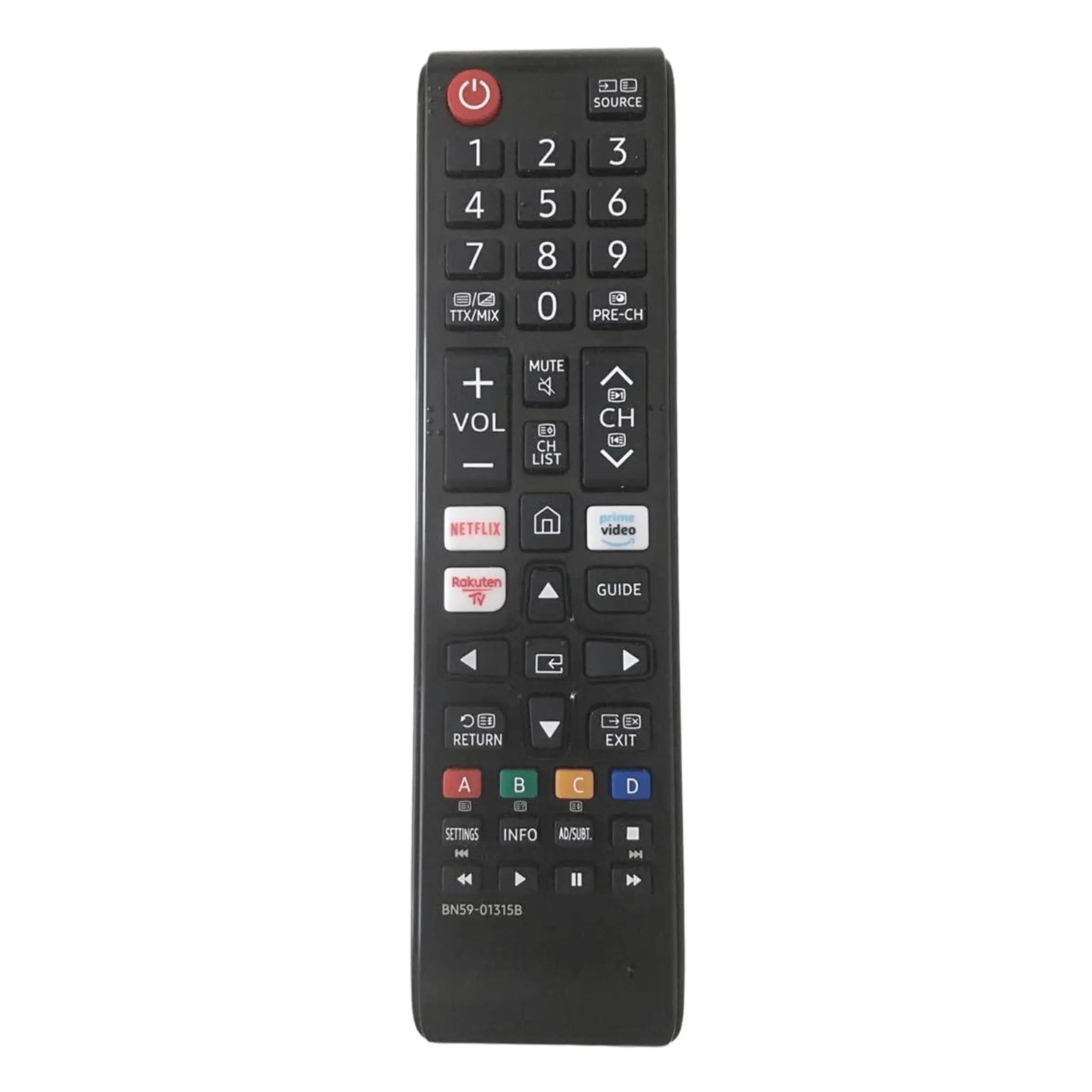 TEMU Controle remoto Samsung BN59-01315B para Smart TVs | Compatível com vários modelos de TVs Samsung | para uso sem | Estrutura ergonómico | pilhas