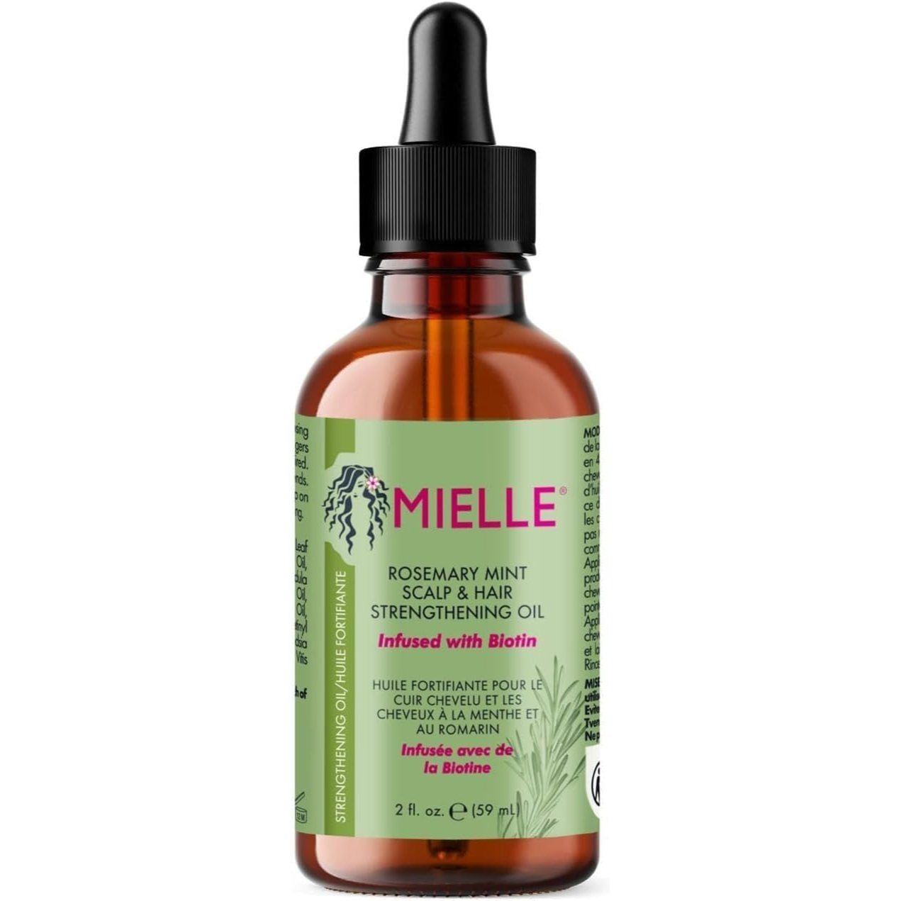 TEMU Mielle, Natural Organics - Aceite para fortalecer cabelludo y el cabello, 59 ml, paquete de 1 botella, paquete