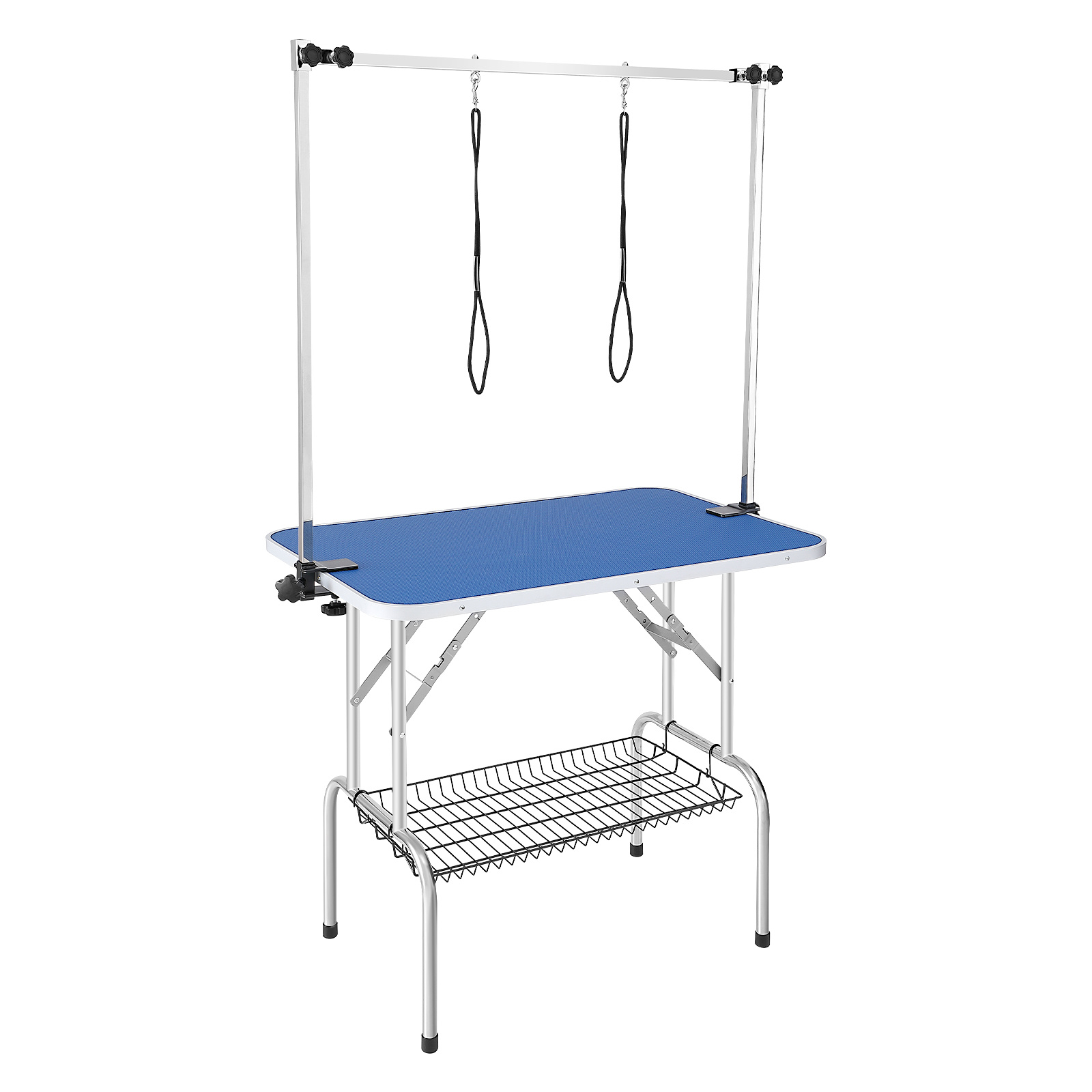 TEMU Vevor Pet Grooming Table 2 With Clamp, 915 X 610mm Dog Grooming Station, Foldable Pets Grooming Stand For Medium And Small Dogs, Free 2 No Sit