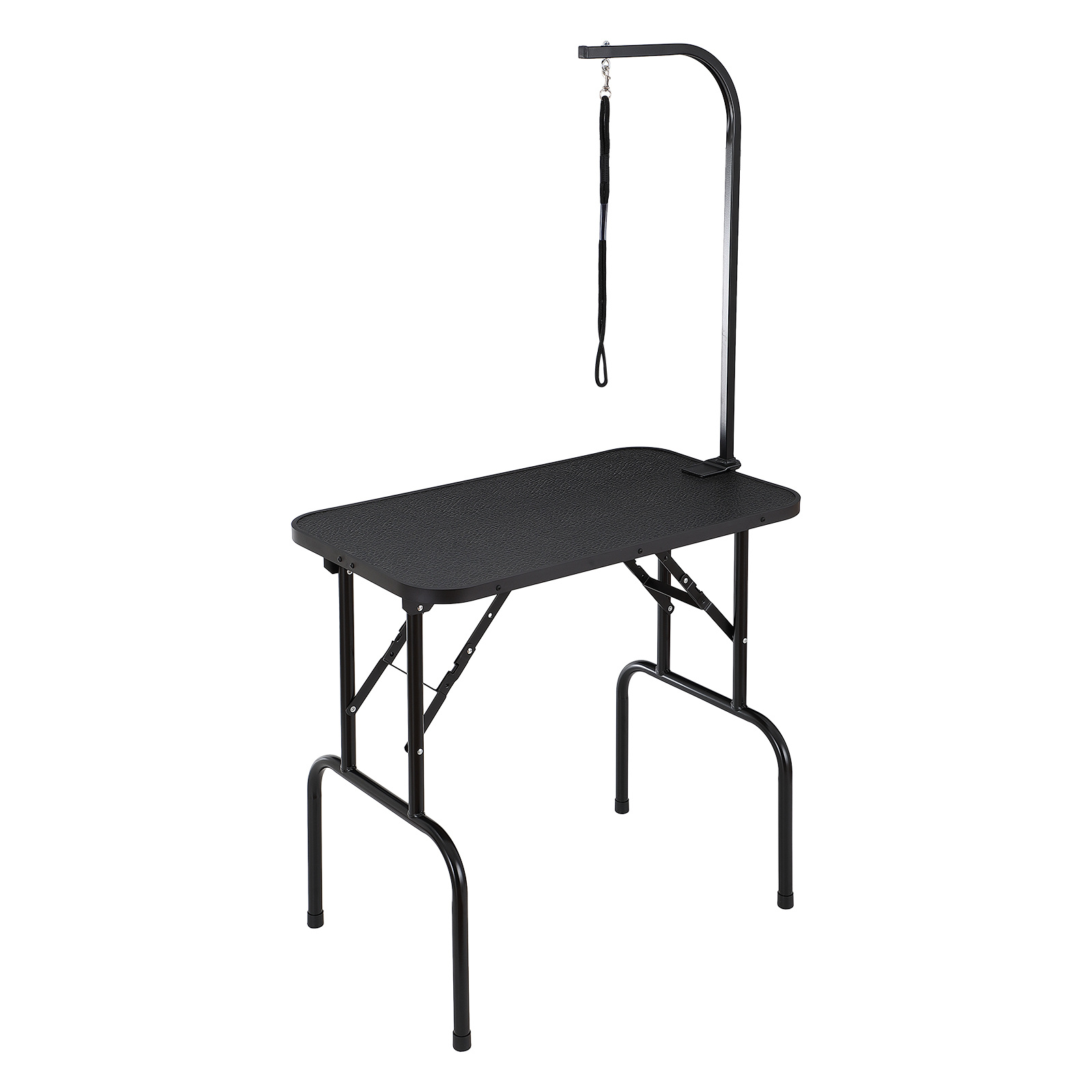 TEMU Vevor Pet Grooming Table Arm With Clamp, 808 X 460 Mm Dog Grooming Station, Foldable Pets Grooming Stand For Medium And Small Dogs, Free No Sit