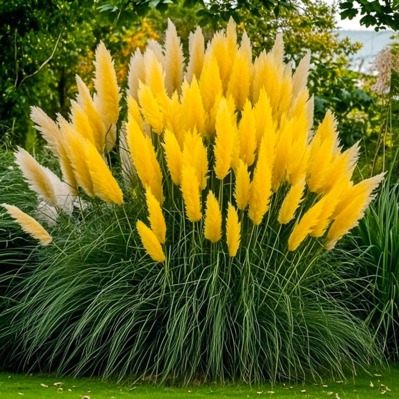 TEMU 100 Pennisetum Seeds, Flower Seeds, Decorative Plants, Suitable For Outdoor Garden Lawn Planting - Gardening