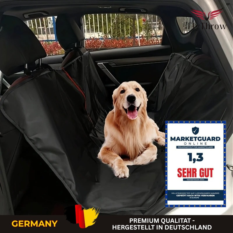 E-shop Hundedecke Auto Rückbank Wasserabweisende Kratzfeste Autodecke für Hunde wasserdichte rutschfeste Autoschondecke mit Seitenschutz und