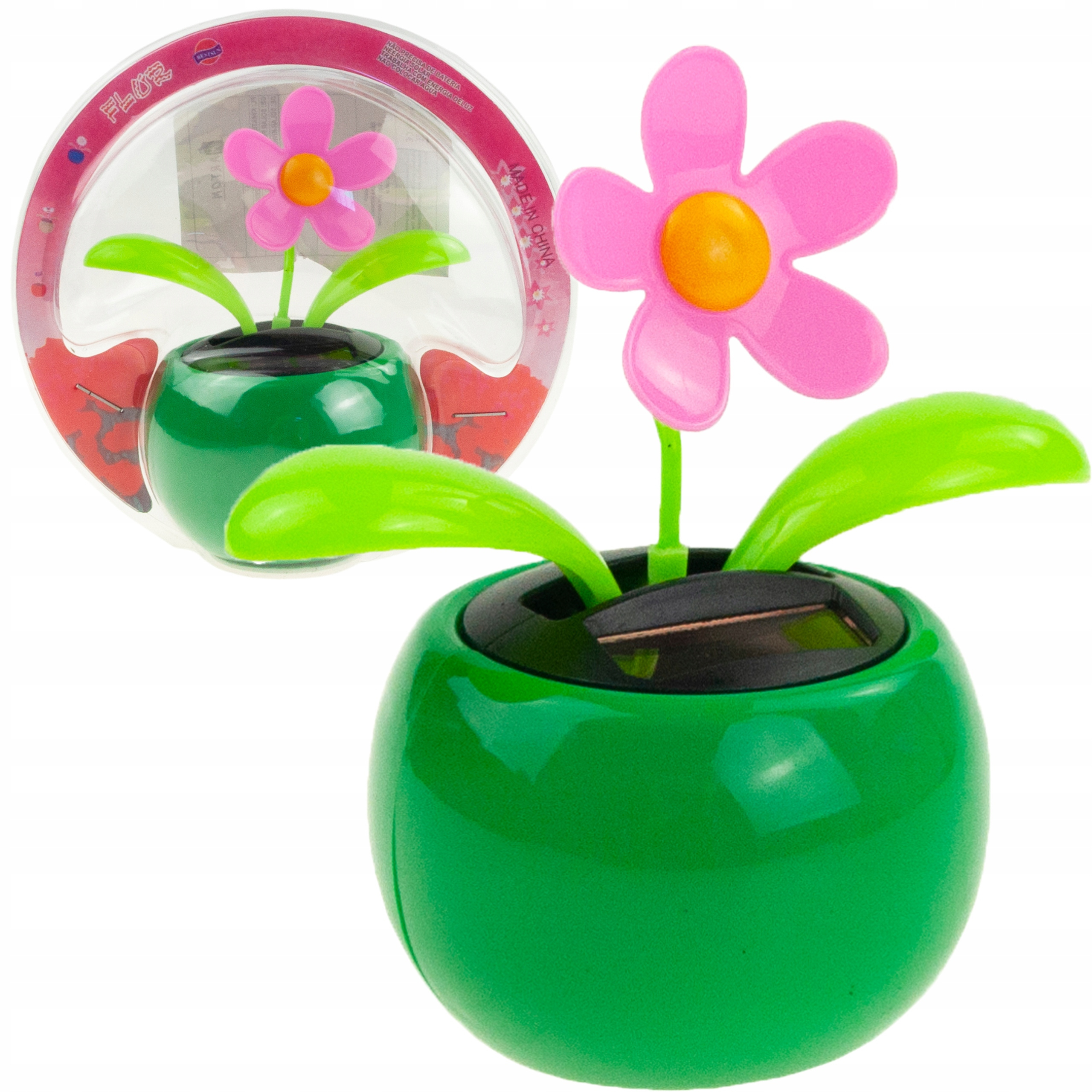 TEMU Solarbetriebene Tanzende Kiwi-Blumen-Figur mit Klappflap - Kinderfest