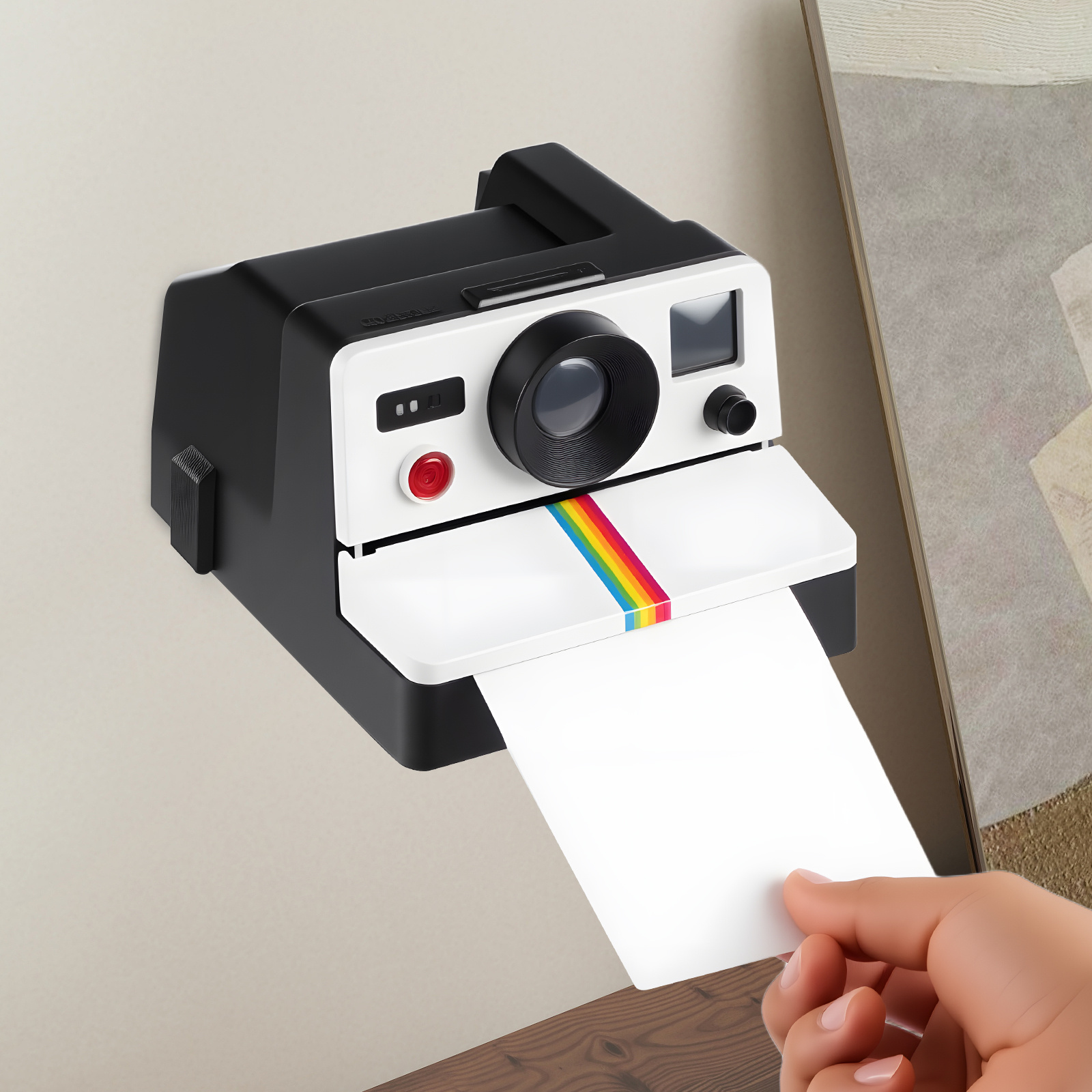 TEMU Bathroom Creative Toilet Paper Holder Napkin Paper Tissue Box